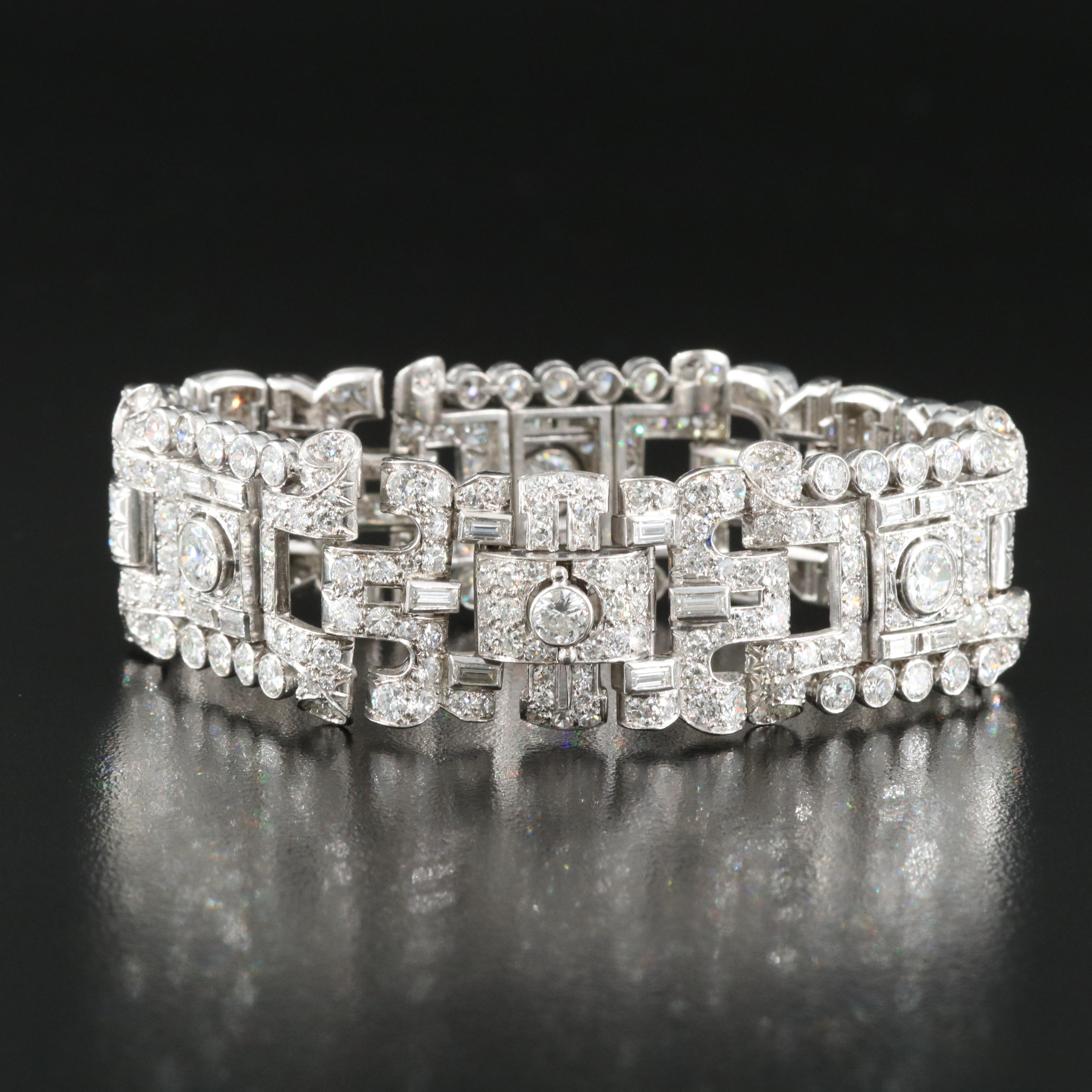 Platinum 22.76 CTW Diamond Bracelet