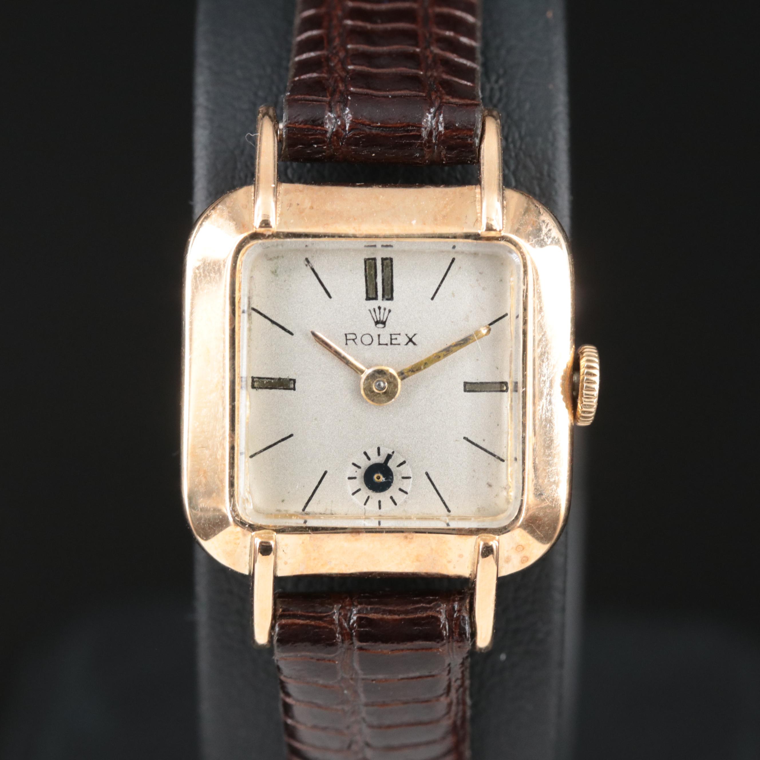 14K Rolex Manual-Wind Vintage Watch