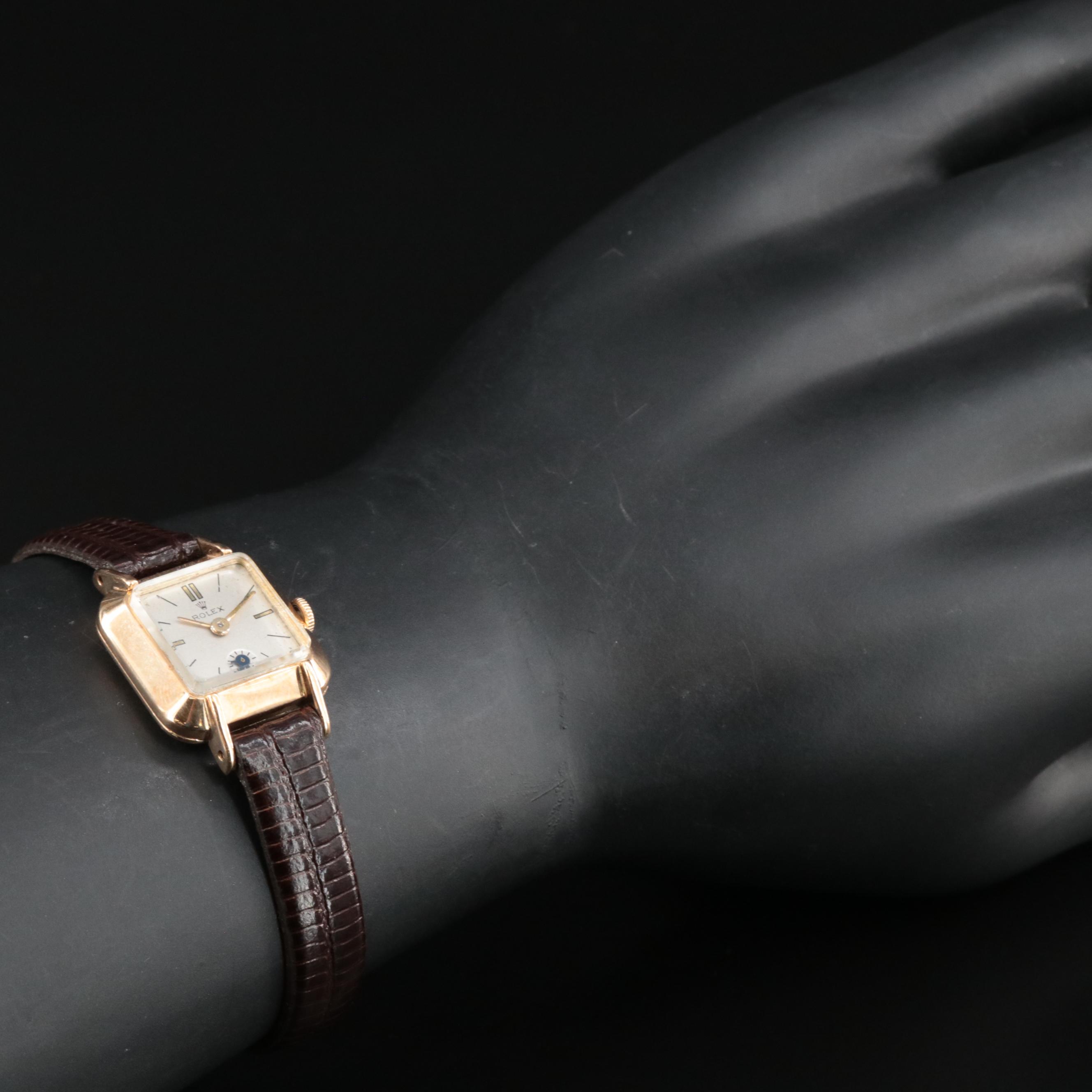 14K Rolex Manual-Wind Vintage Watch