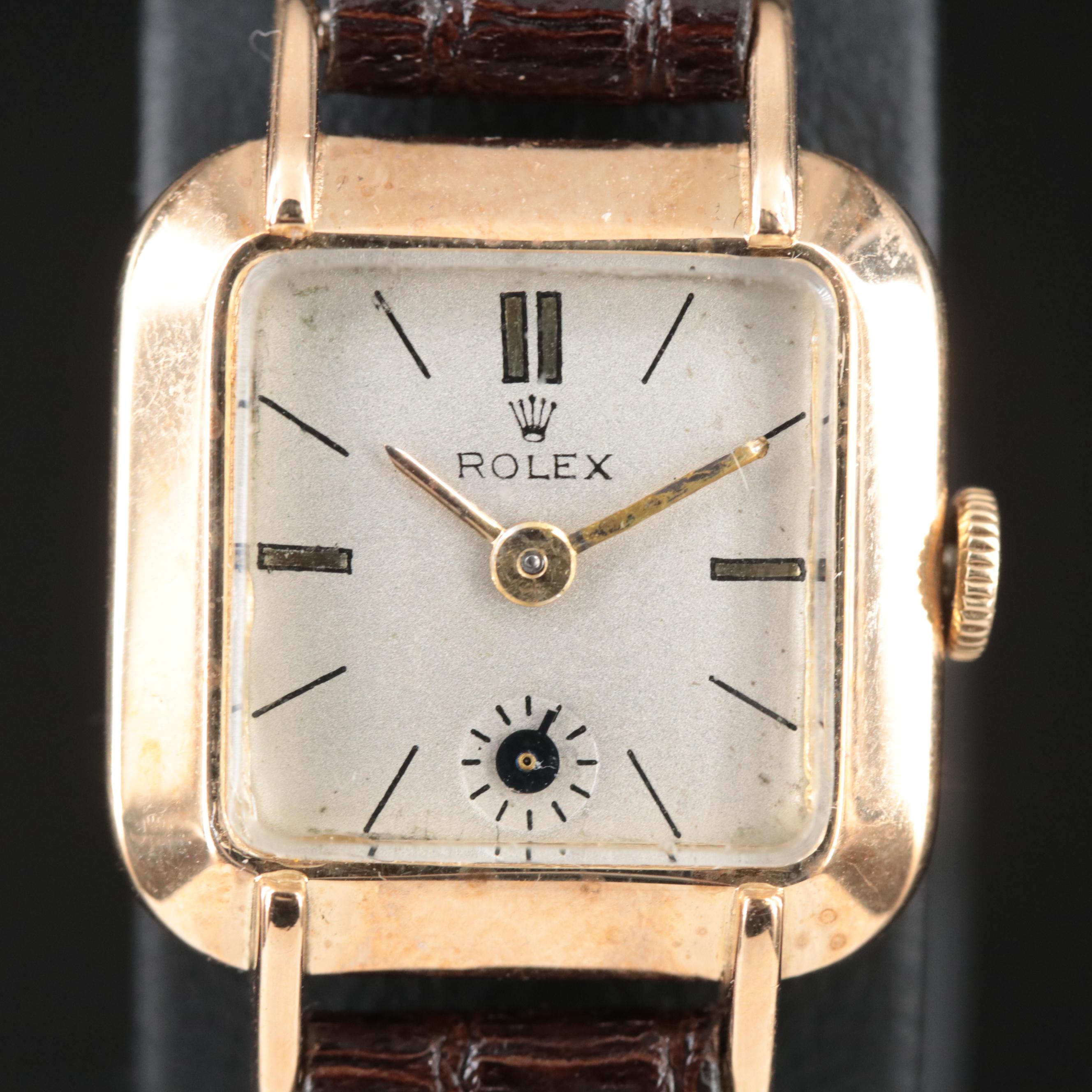 14K Rolex Manual-Wind Vintage Watch