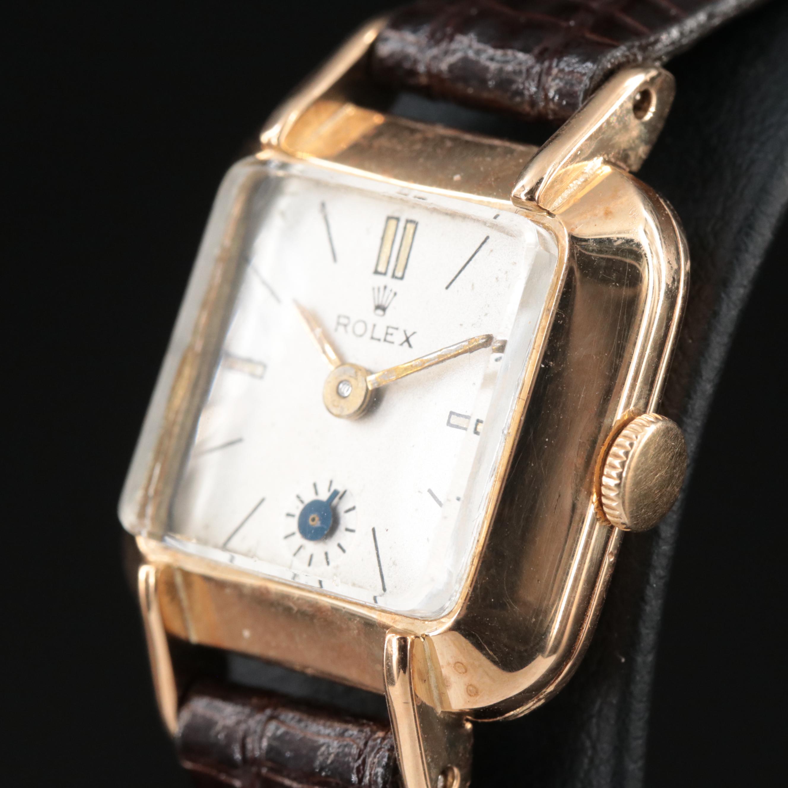 14K Rolex Manual-Wind Vintage Watch