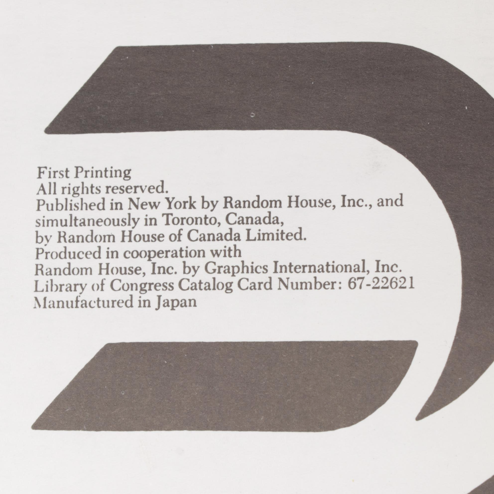 First Edition "Andy Warhol's Index (Book)" by Andy Warhol, 1967