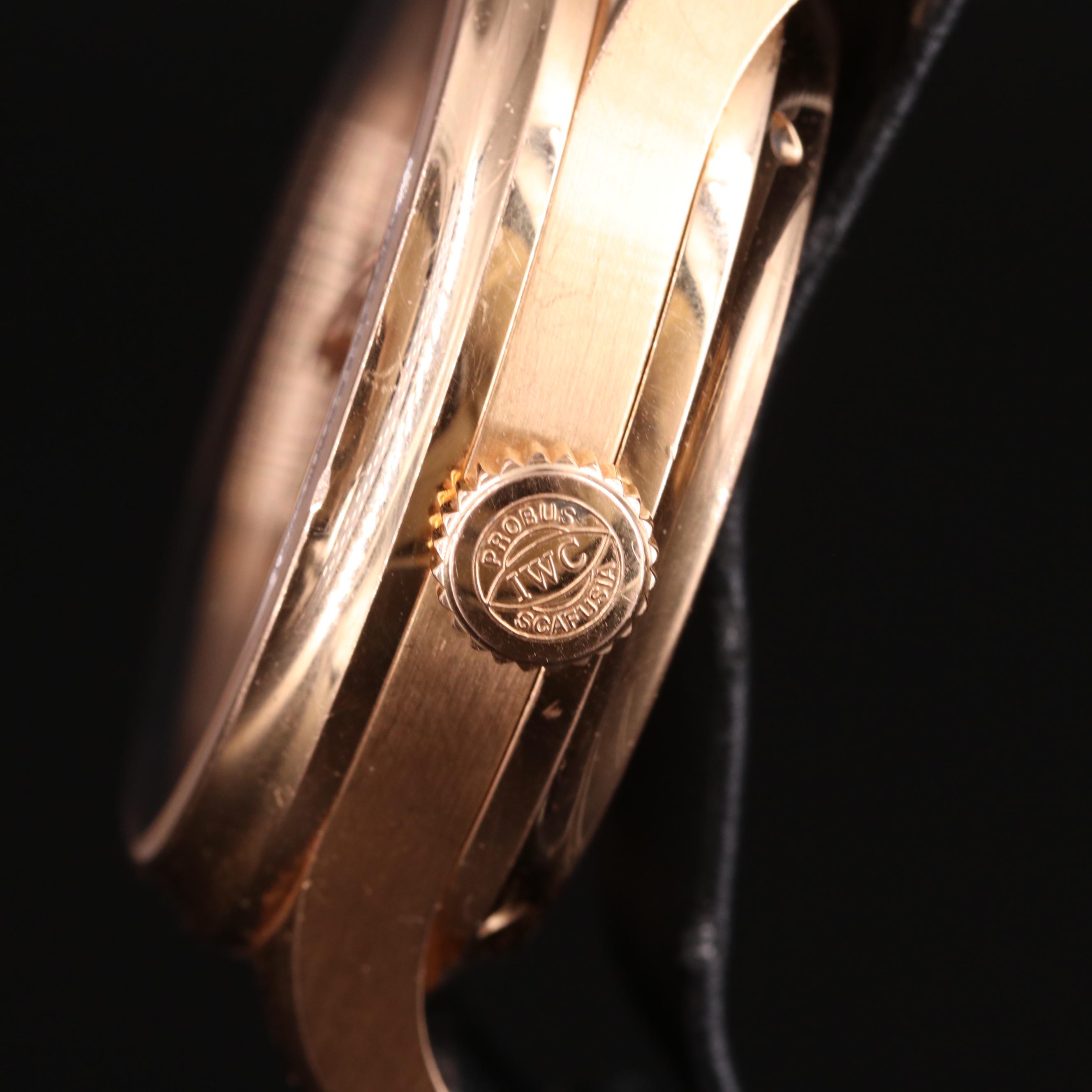 18K IWC Portugueser Perpetual Calendar Moonphase Automatic Watch