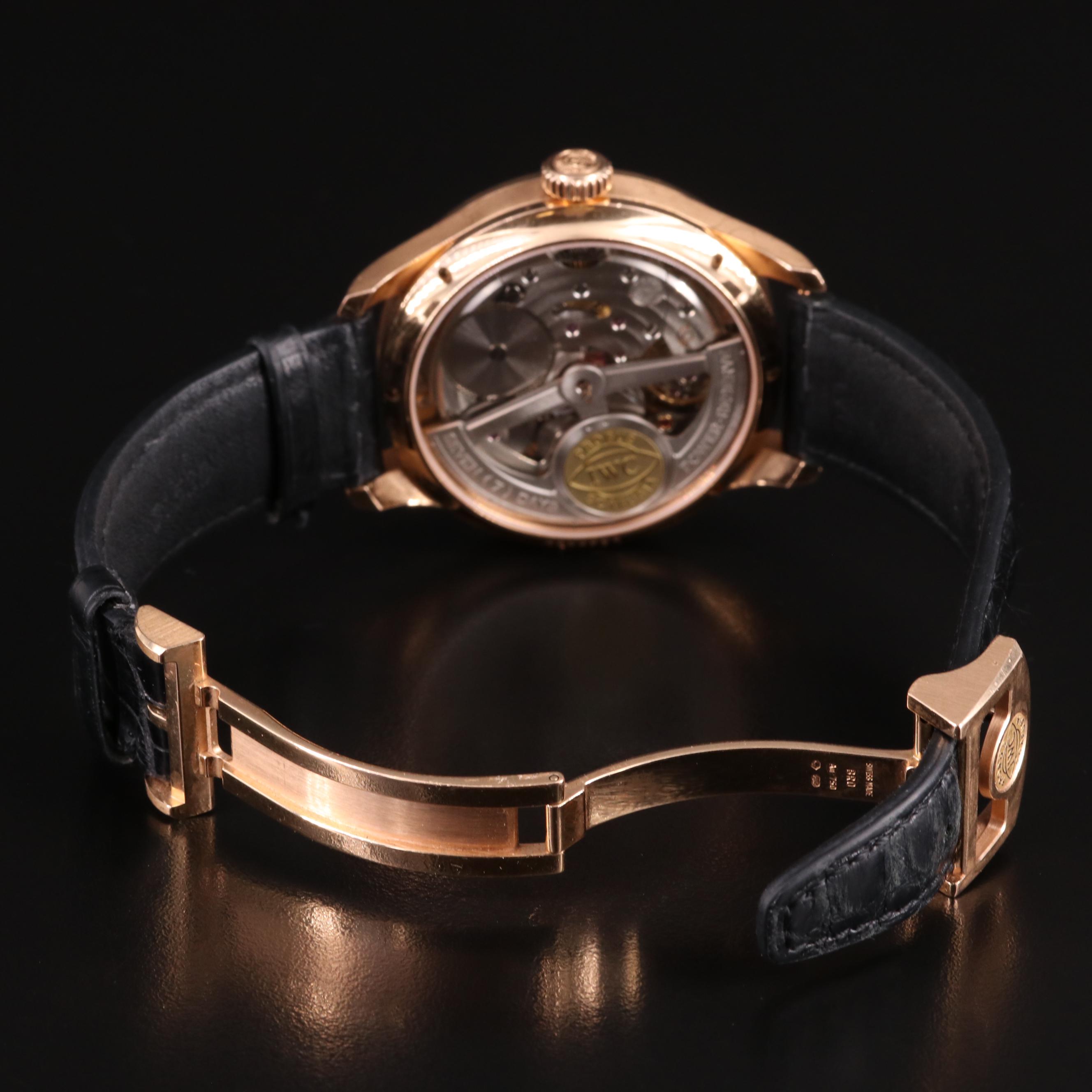 18K IWC Portugueser Perpetual Calendar Moonphase Automatic Watch