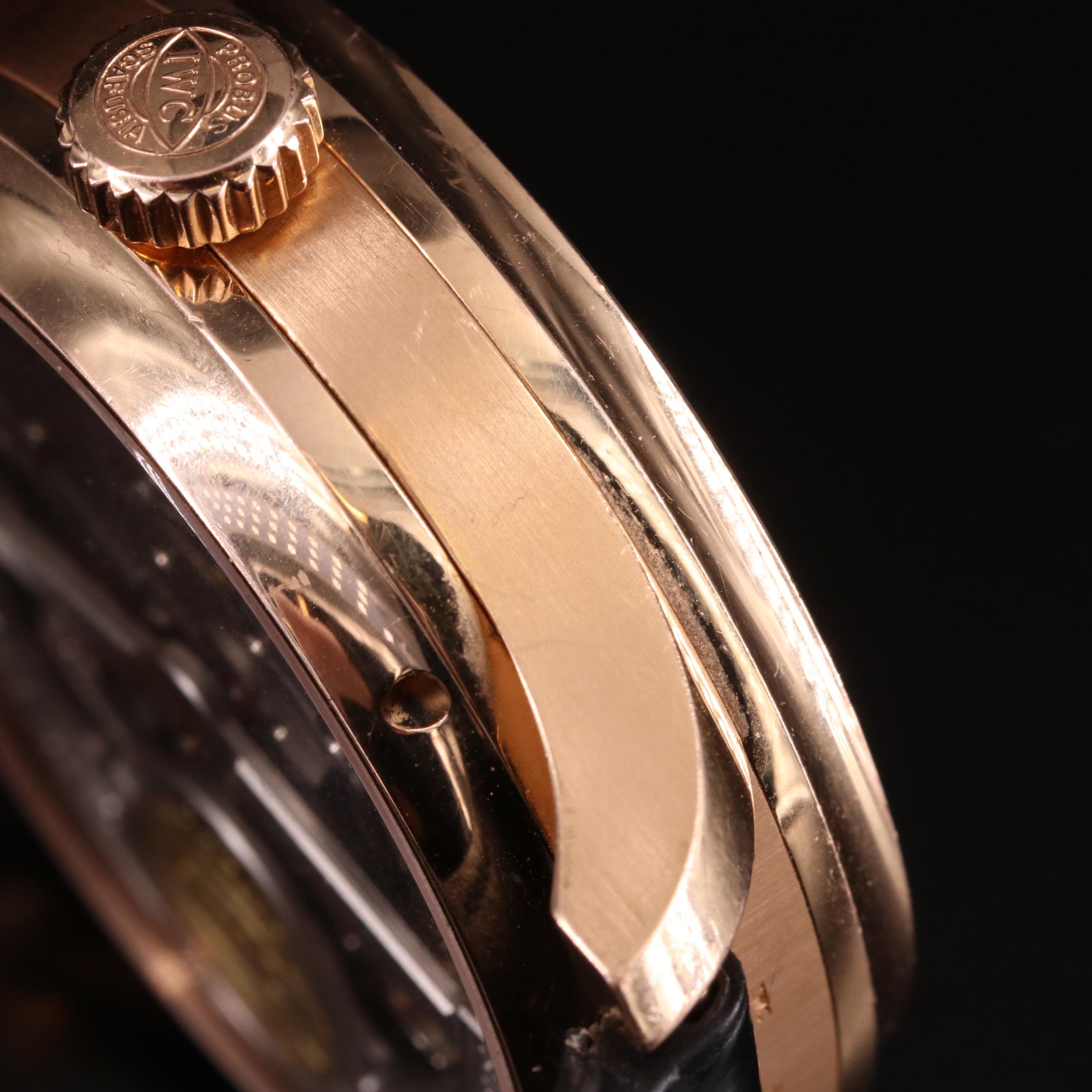 18K IWC Portugueser Perpetual Calendar Moonphase Automatic Watch