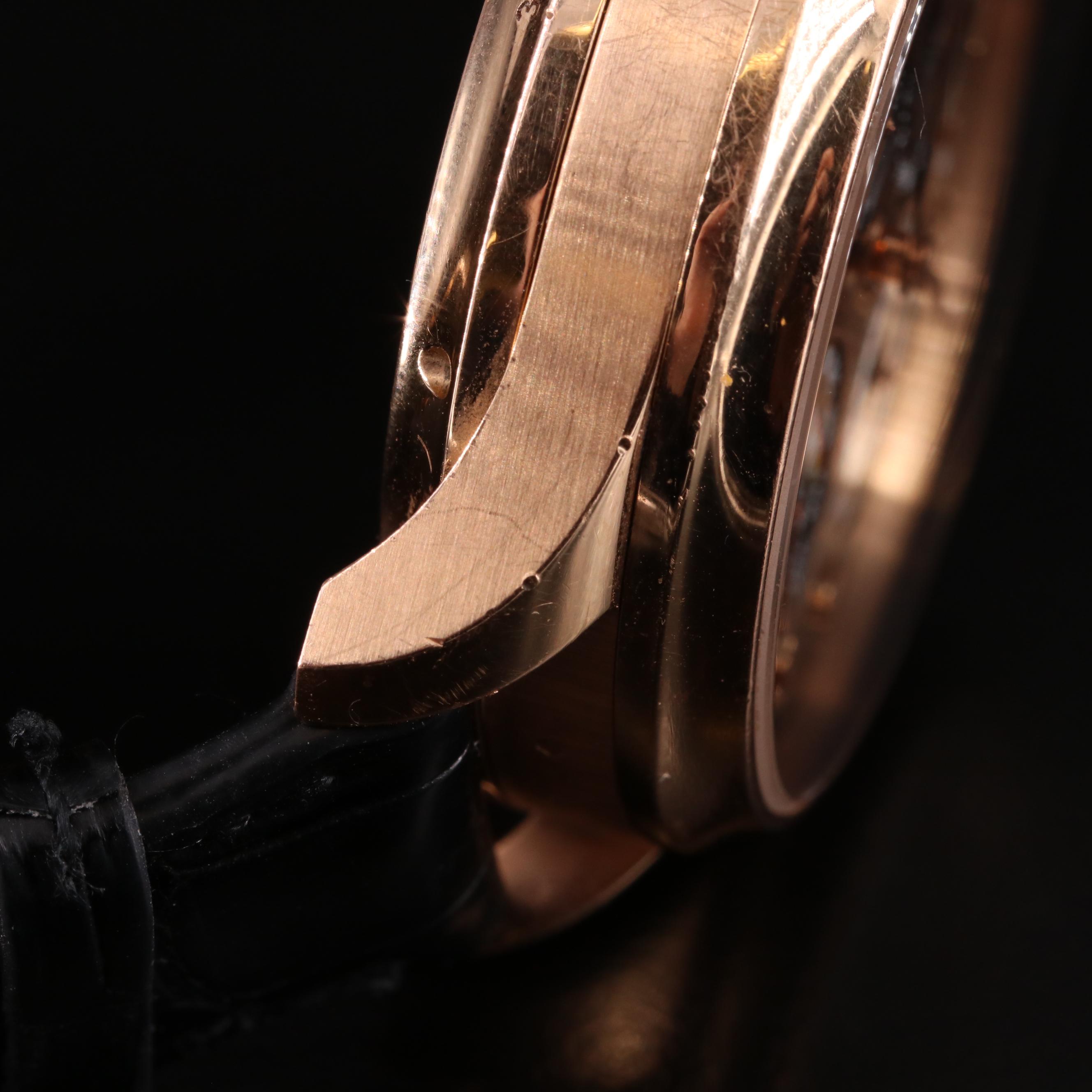 18K IWC Portugueser Perpetual Calendar Moonphase Automatic Watch