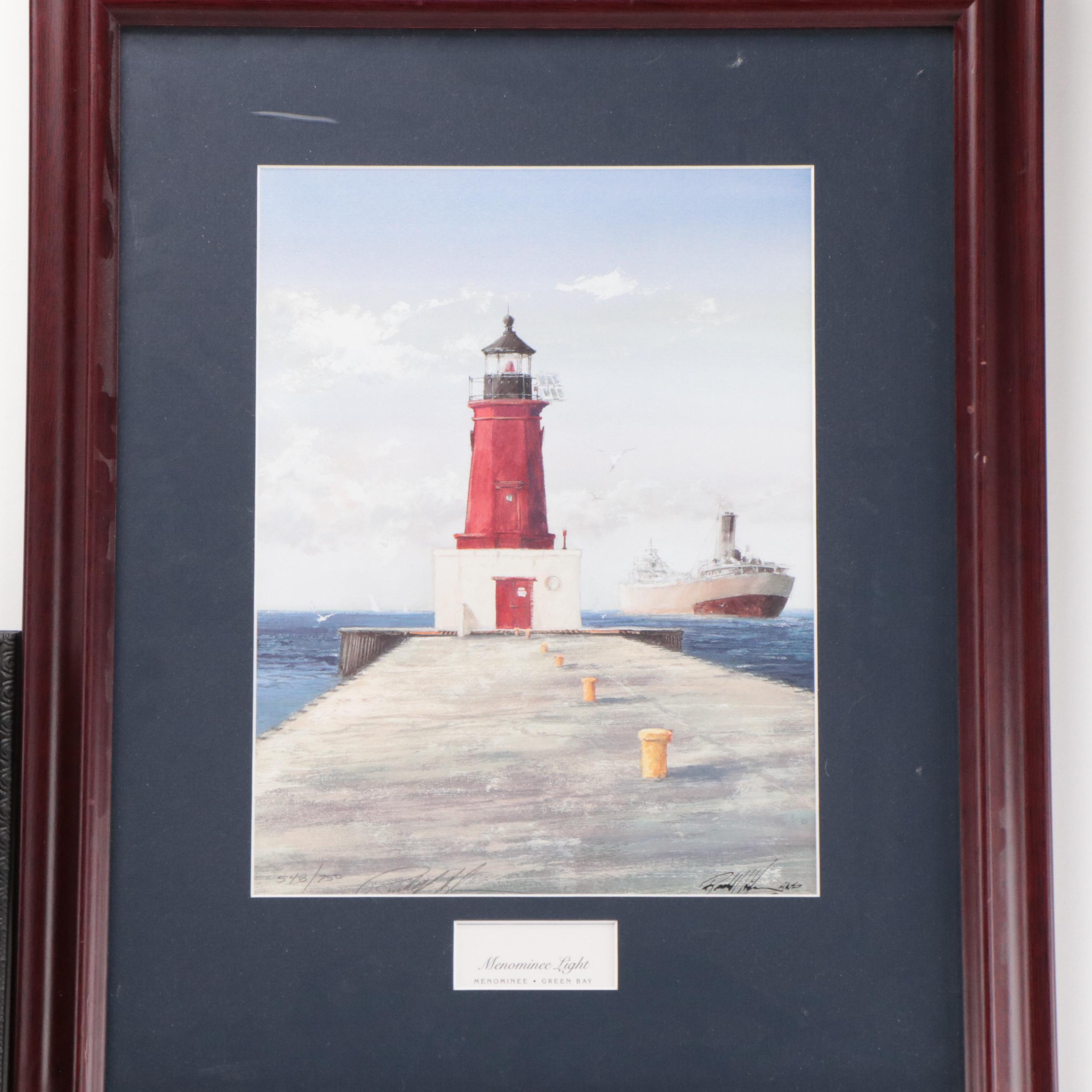 Ben Richmond and Randall Higdon Coastal Offset Lithographs