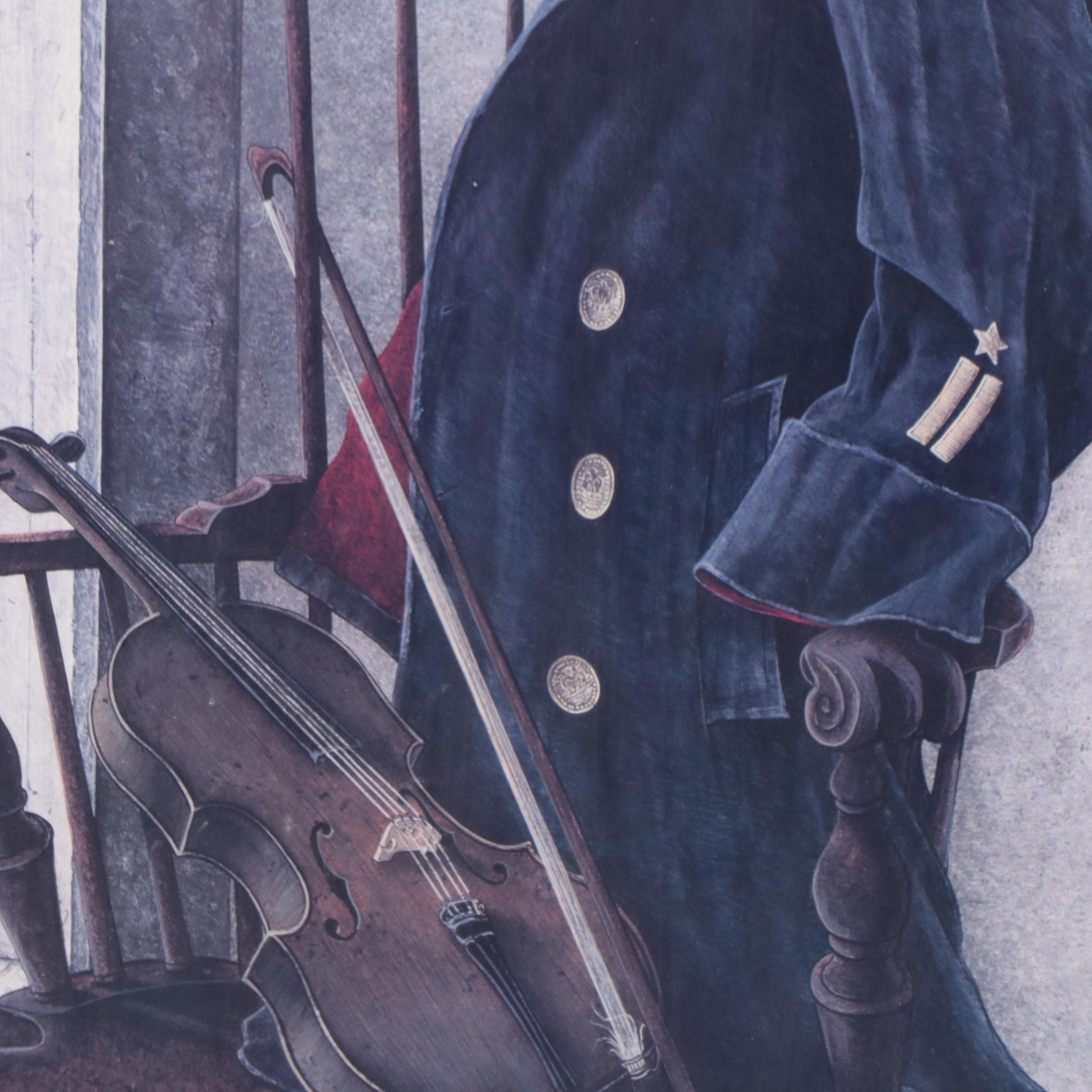 Ben Richmond and Randall Higdon Coastal Offset Lithographs