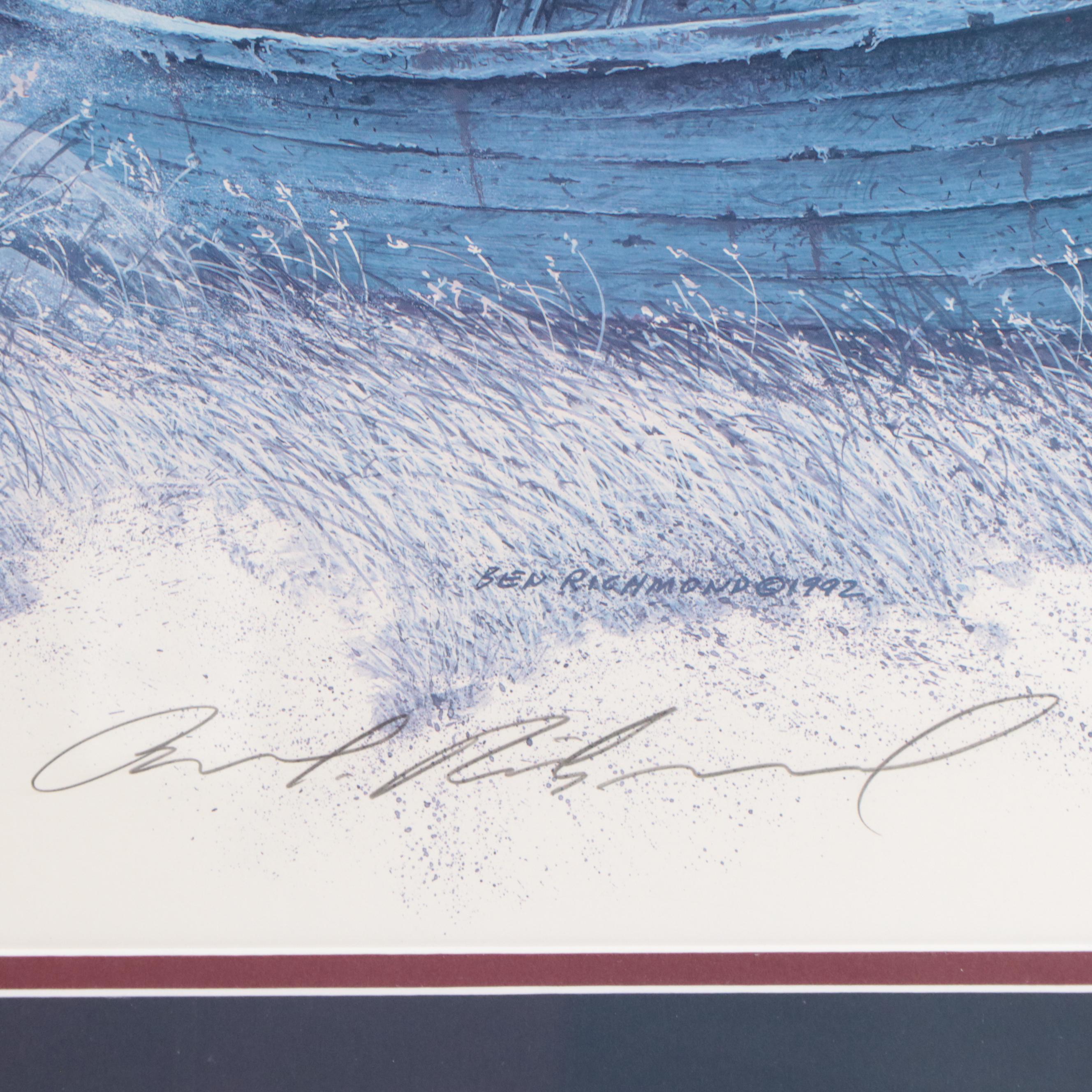 Ben Richmond and Randall Higdon Coastal Offset Lithographs