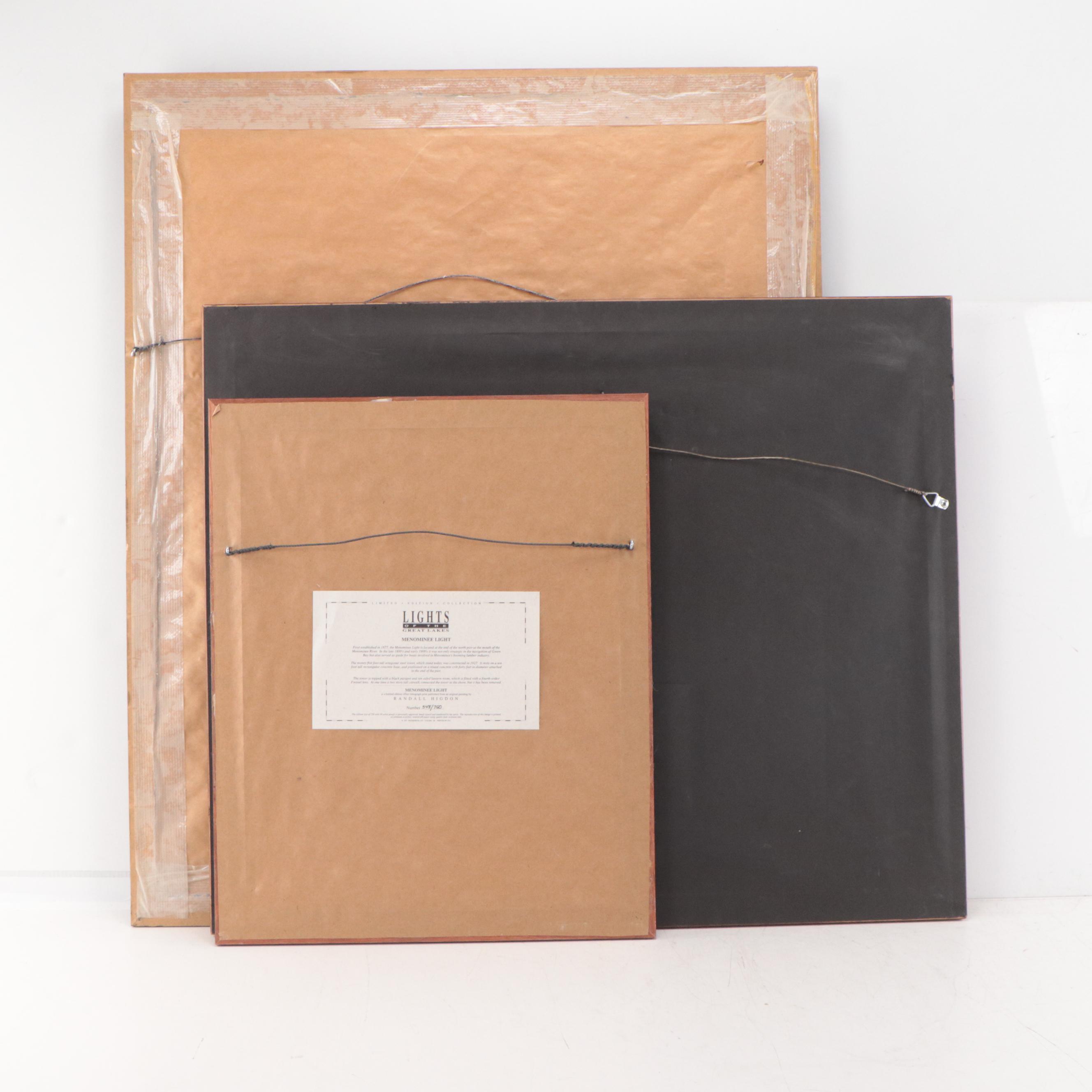 Ben Richmond and Randall Higdon Coastal Offset Lithographs