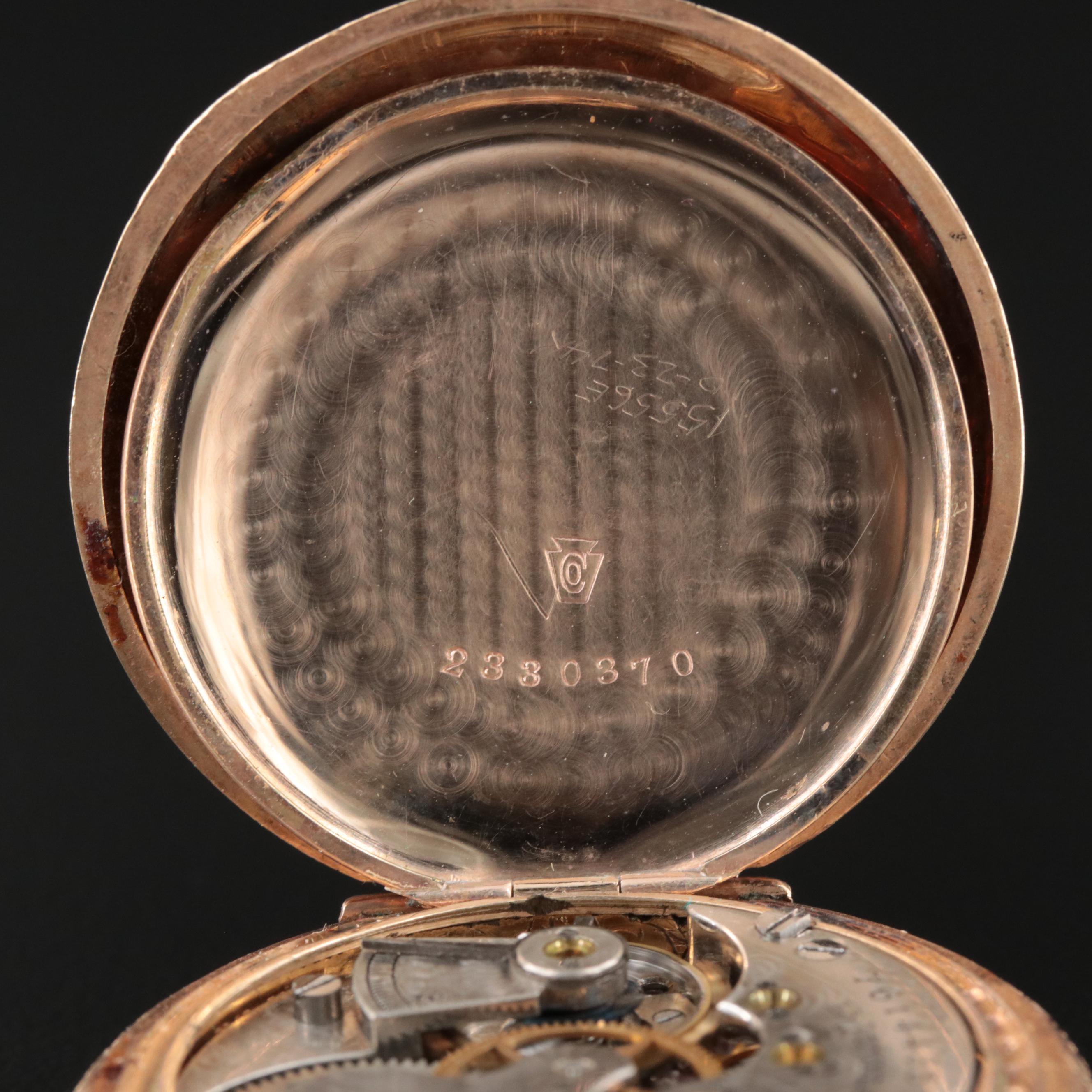 1899 Elgin Gold-Filled Hunting Case Pocket Watch