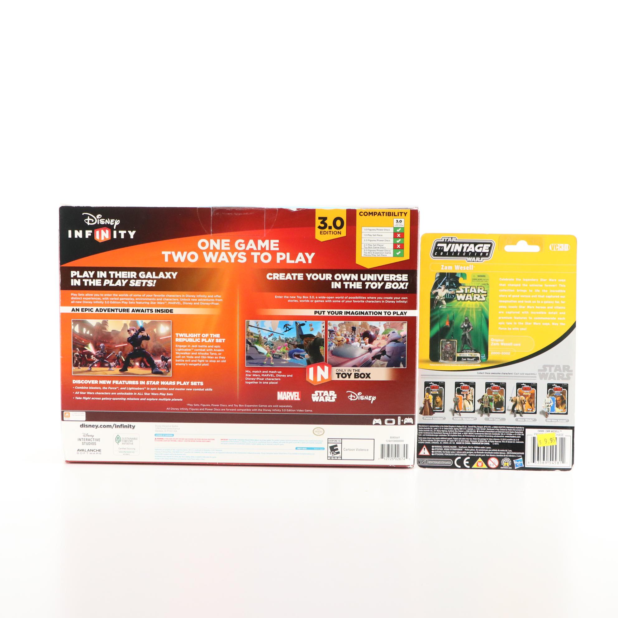 Hasbro and Other Star Wars Action Figures and Disney Infinity Starter Pack