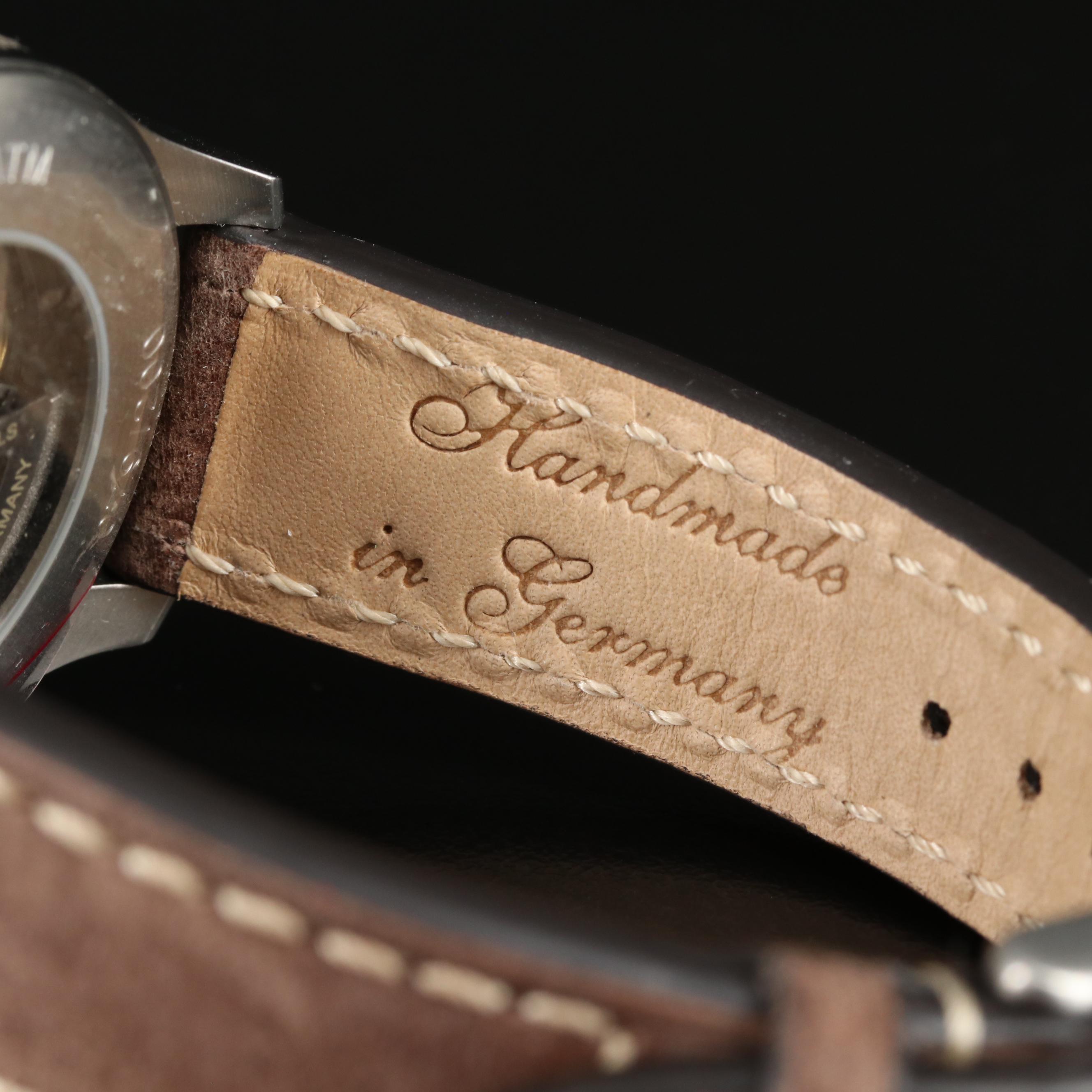 Laco Augsburg 39 Stainless Steel Pilot Watch