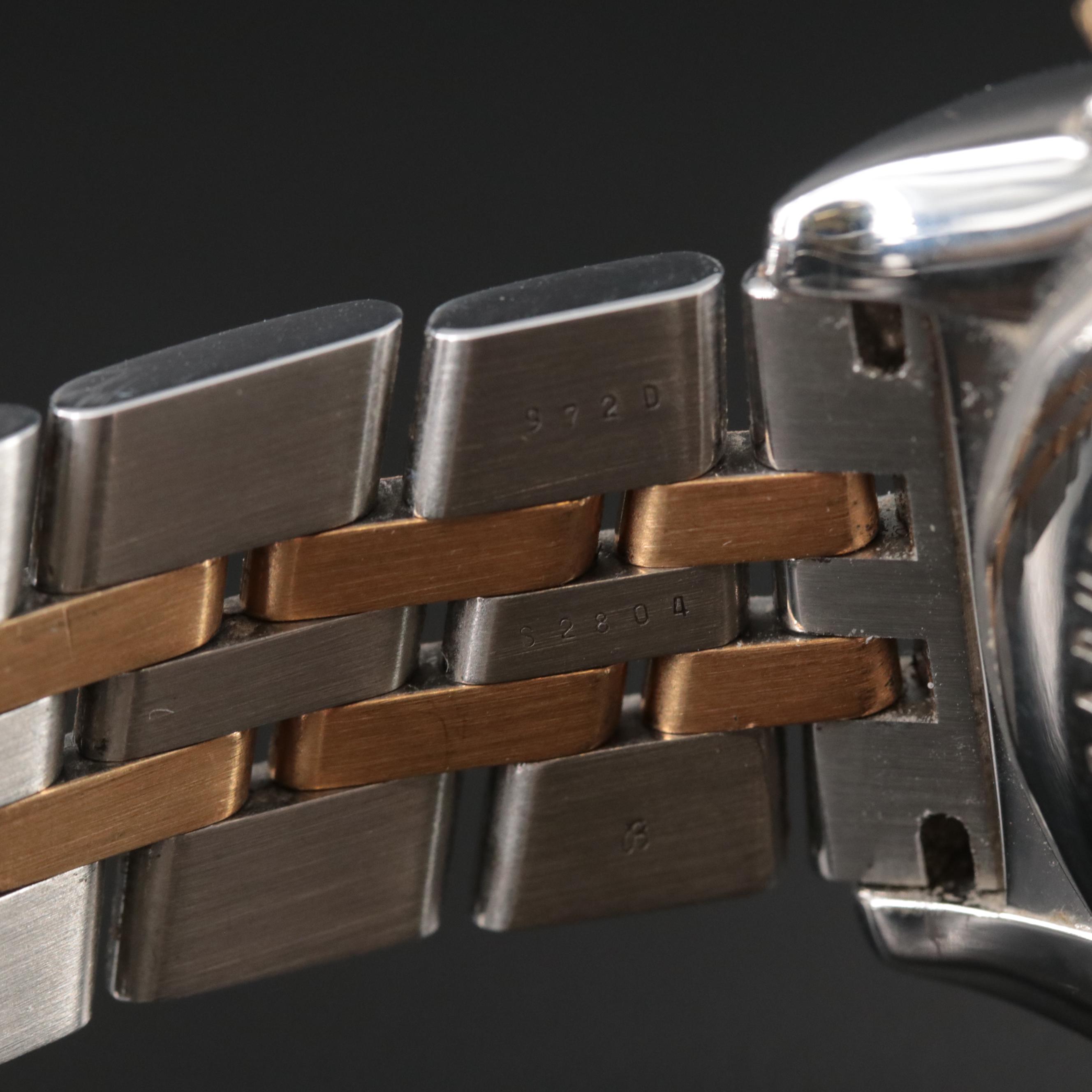 Breitling Chronomat Evolution Blue Dial, Two-Tone Watch