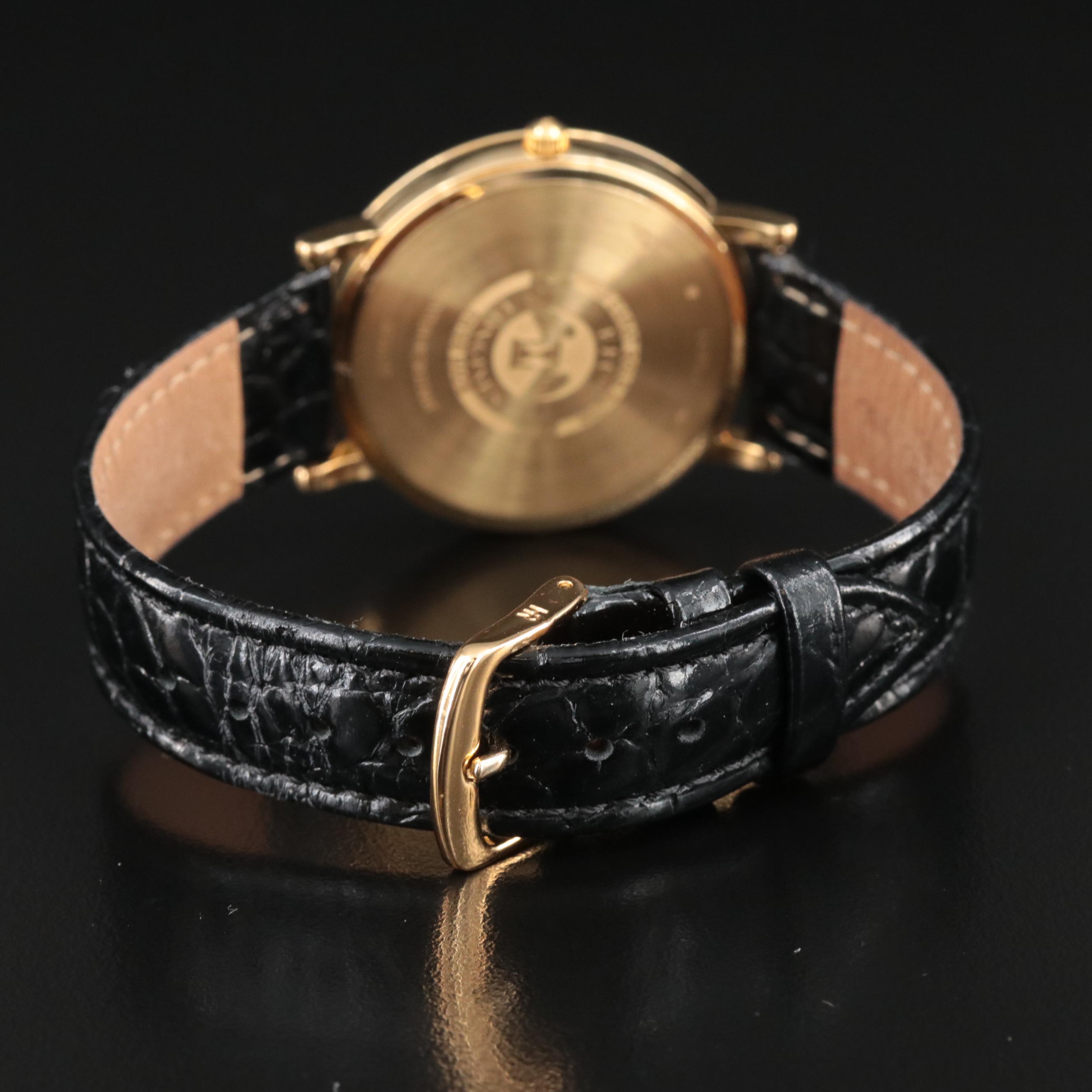 18K Longines Presence Swiss Watch