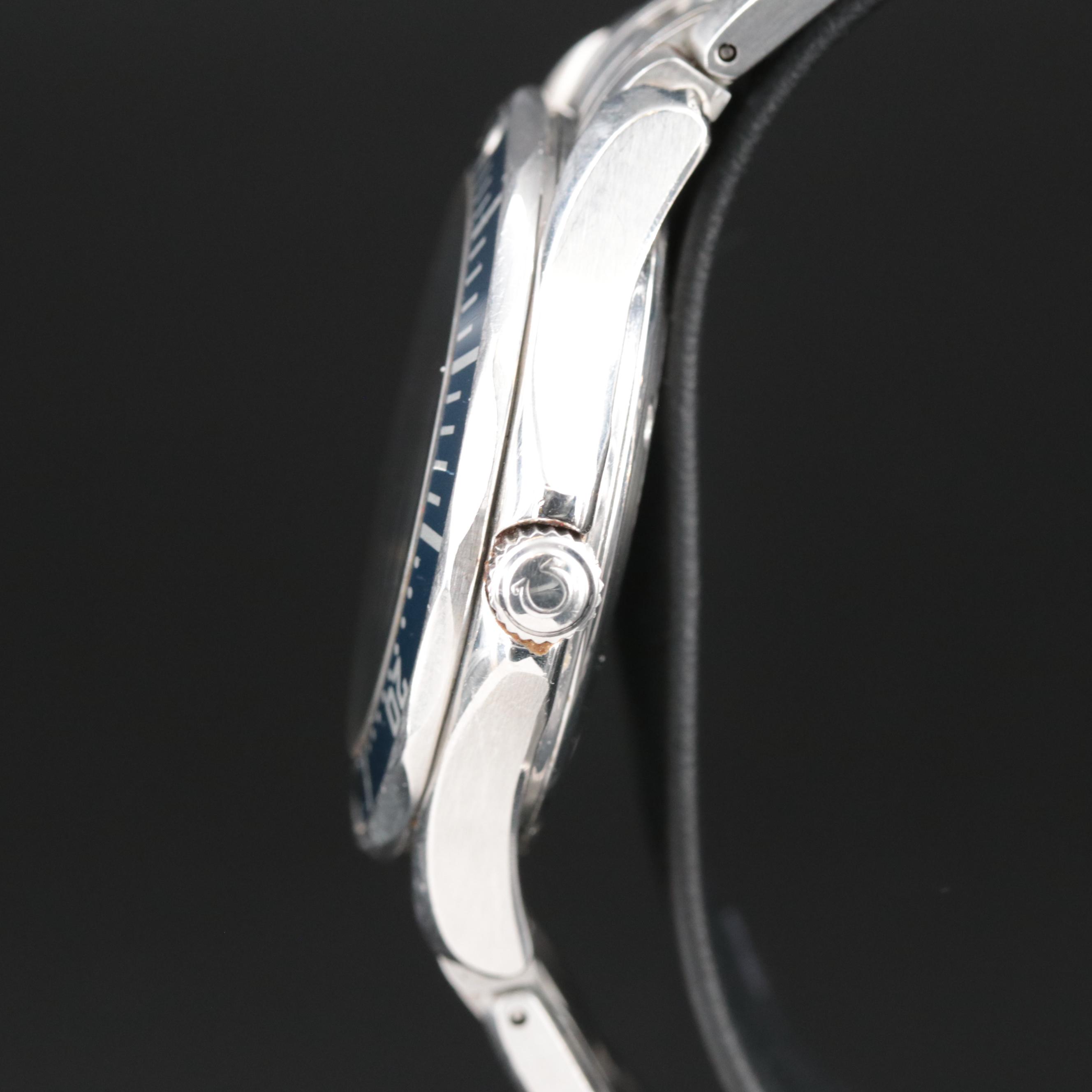 1998 Omega Seamaster Professional 300 Stainless Steel Watch