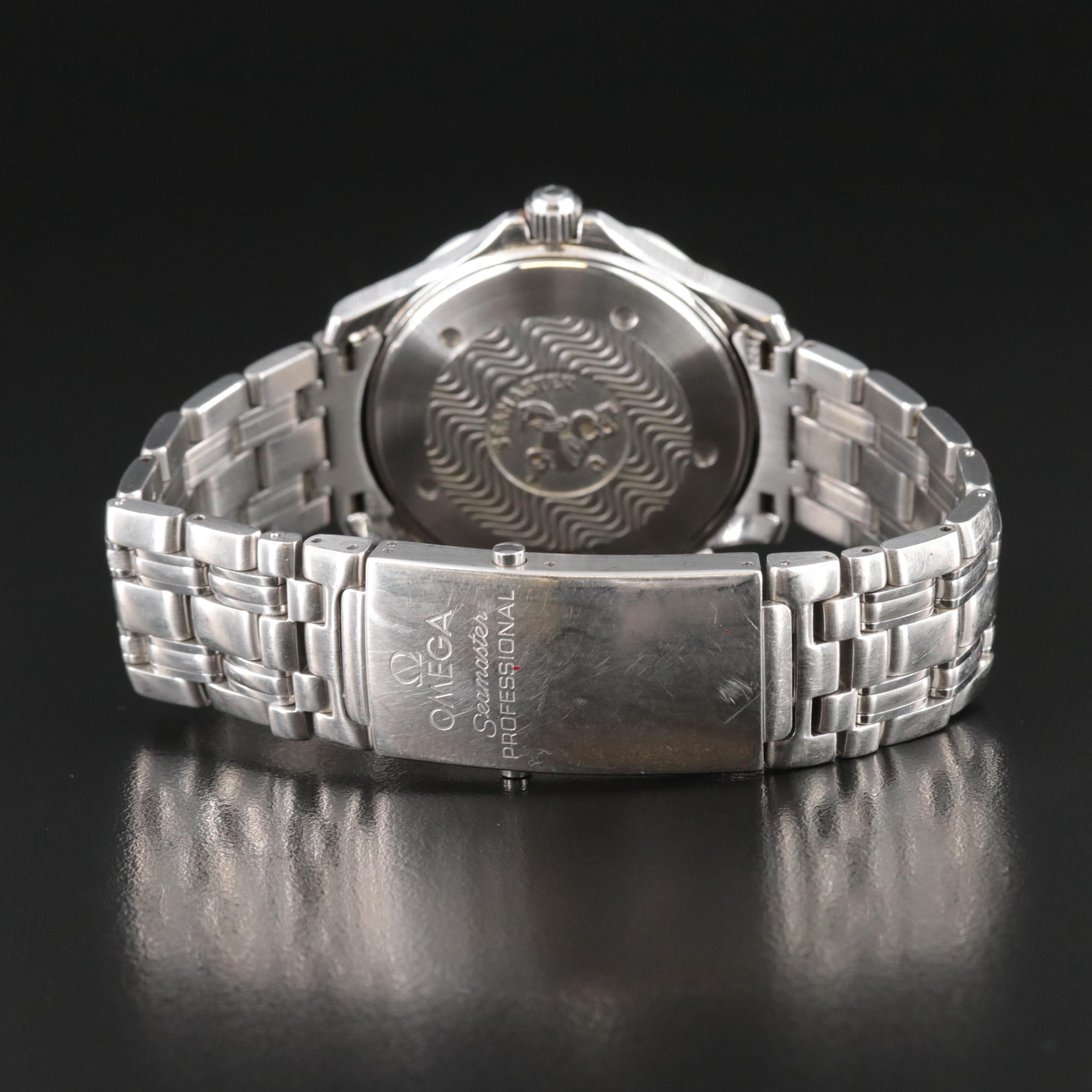 1998 Omega Seamaster Professional 300 Stainless Steel Watch