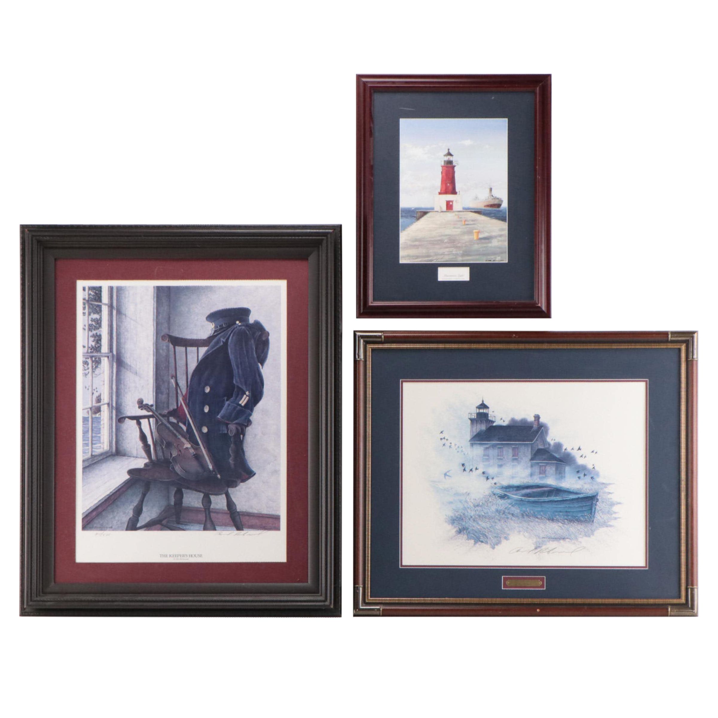 Ben Richmond and Randall Higdon Coastal Offset Lithographs