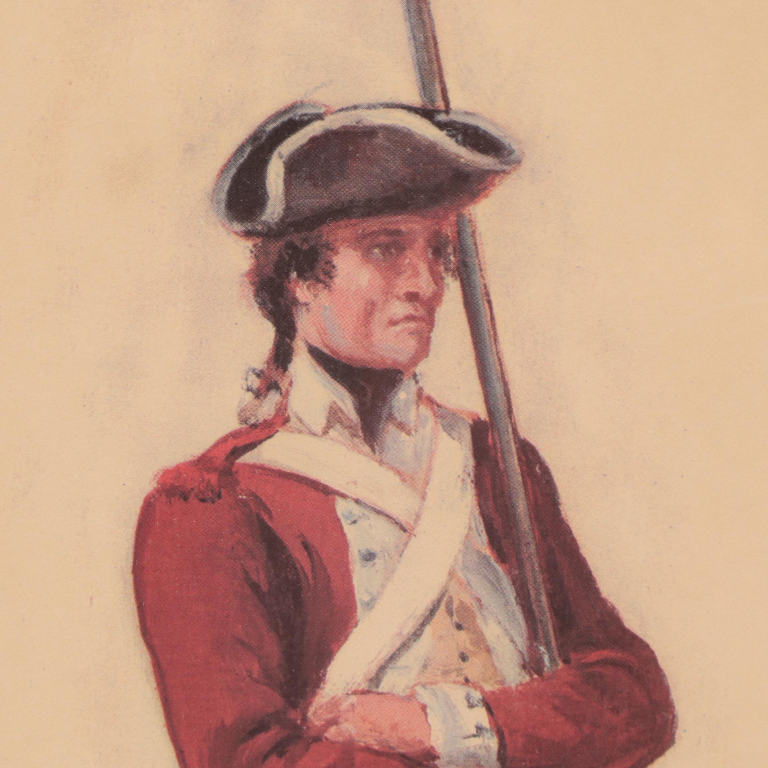 Military Portraits Offset Lithographs After Raymond Desvarreux