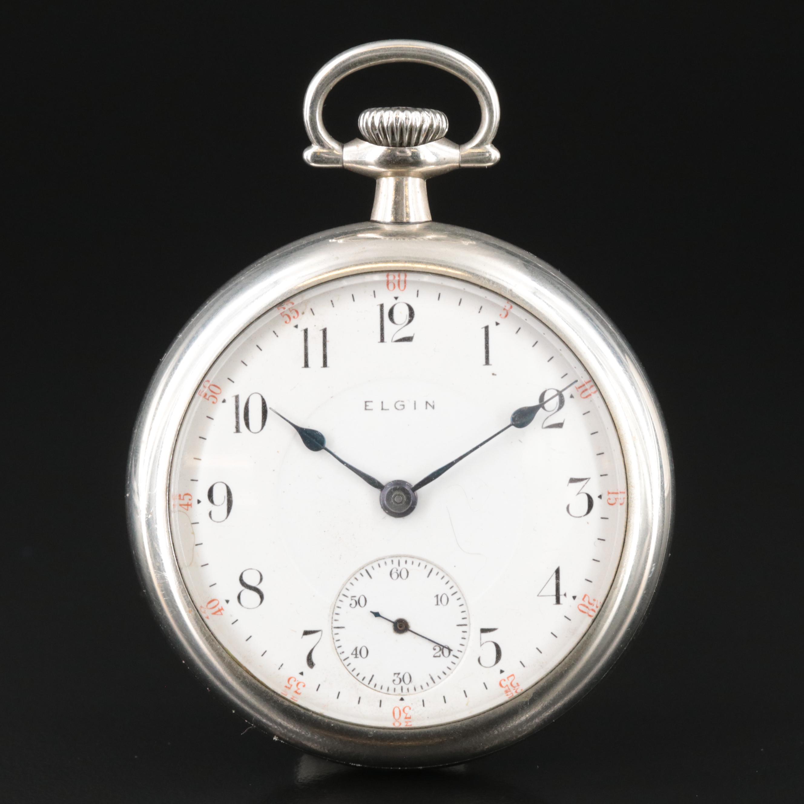1909 Elgin Size 18 Pocket Watch EBTH