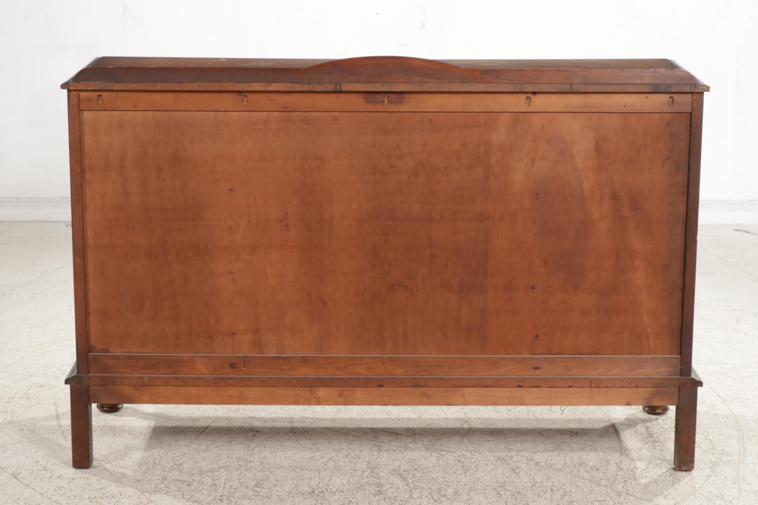 C.P. Limbert Queen Anne Style Walnut Buffet, 1930s
