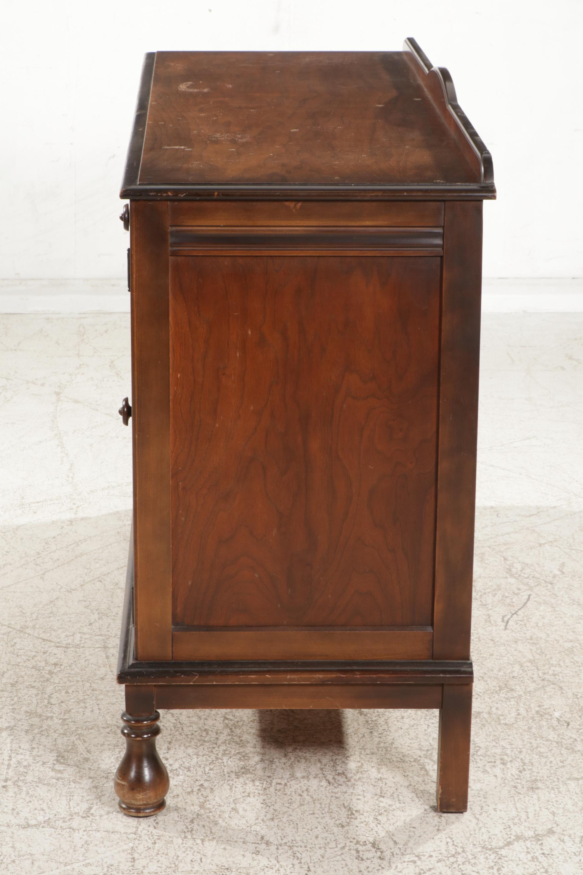 C.P. Limbert Queen Anne Style Walnut Buffet, 1930s