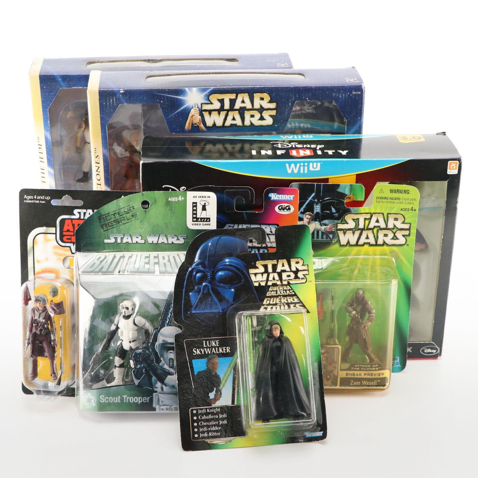 Hasbro and Other Star Wars Action Figures and Disney Infinity Starter Pack