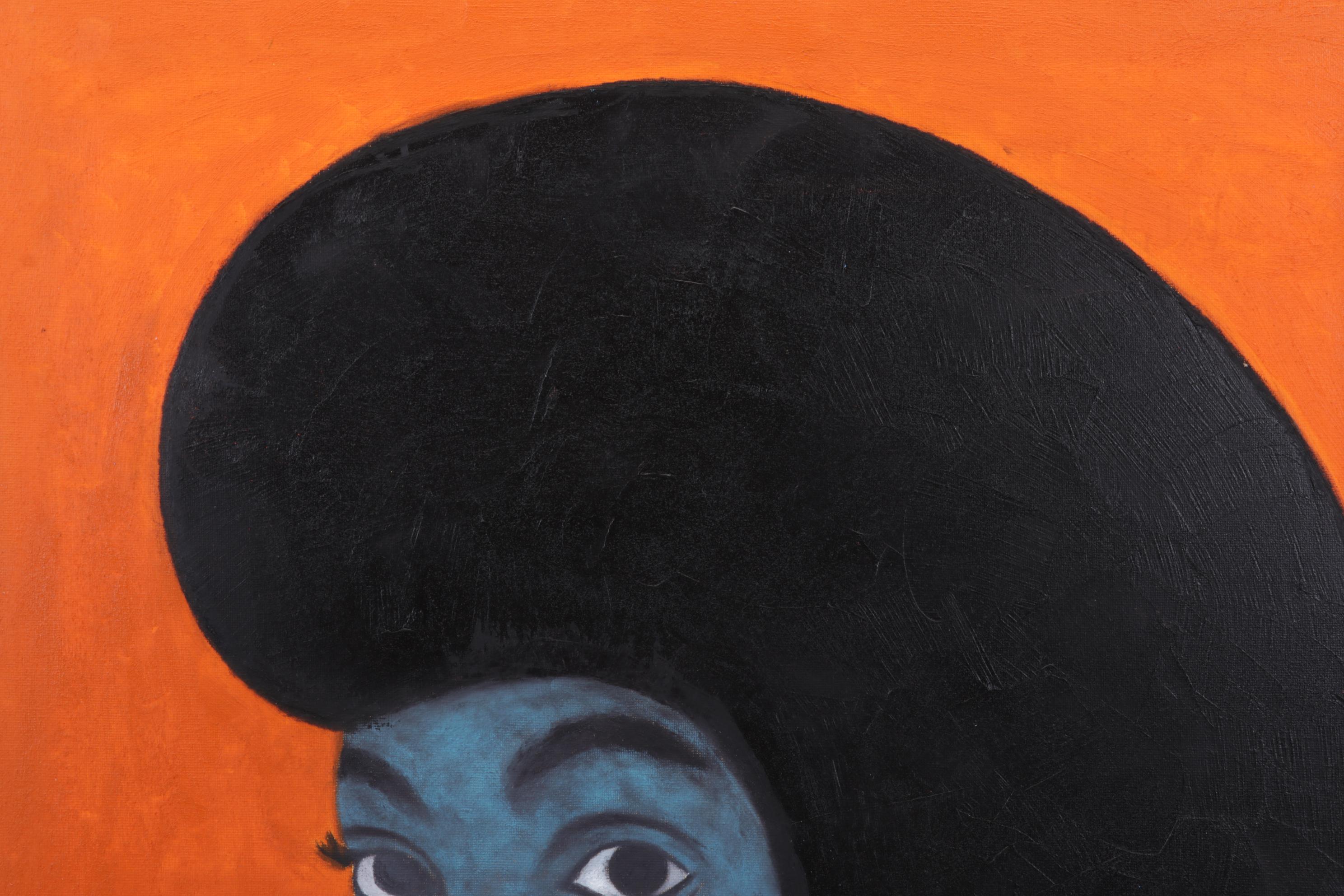 Oluwakemi Omowaire Portrait Oil Painting"Within Us..," 21st Century