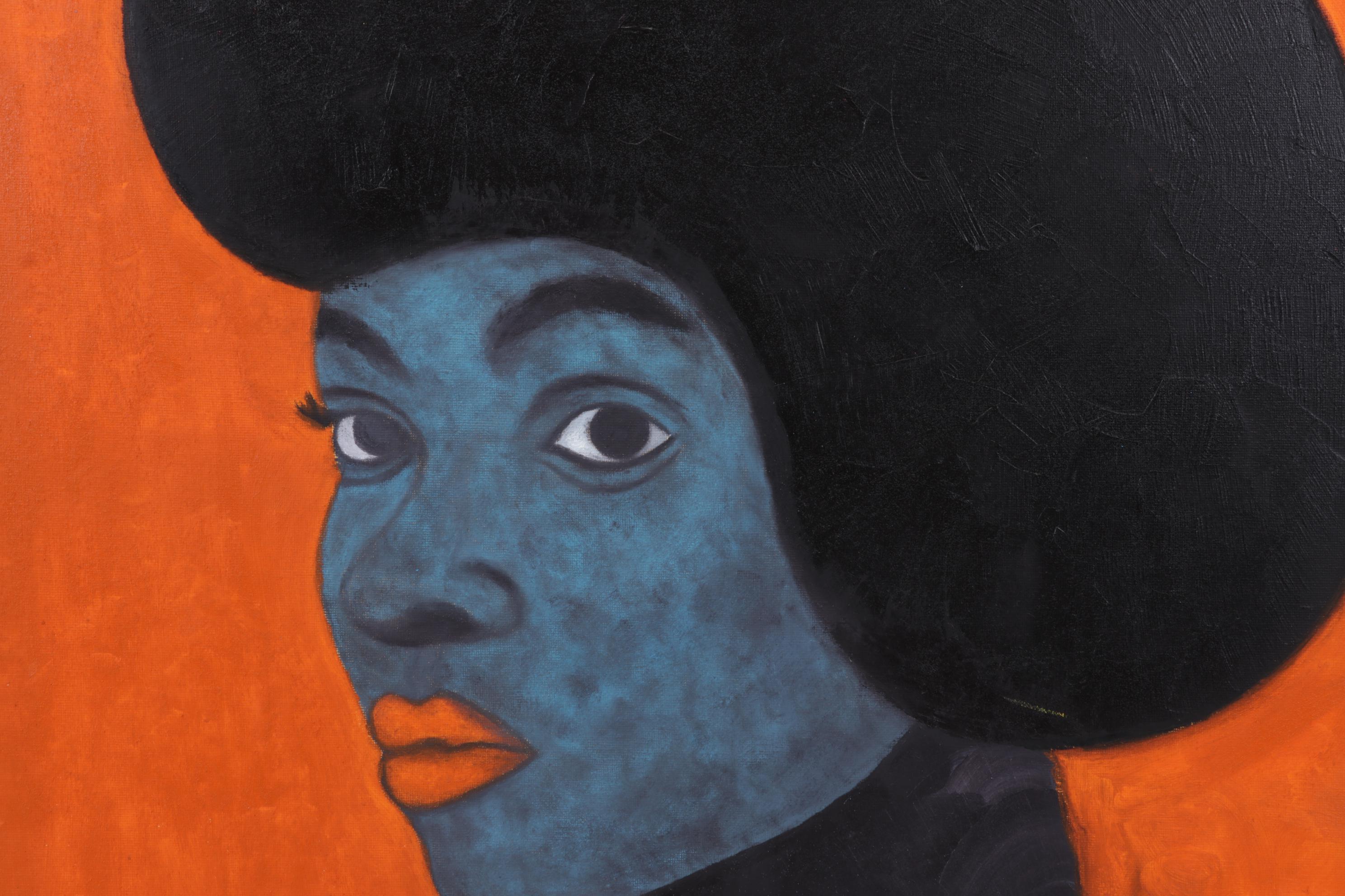 Oluwakemi Omowaire Portrait Oil Painting"Within Us..," 21st Century