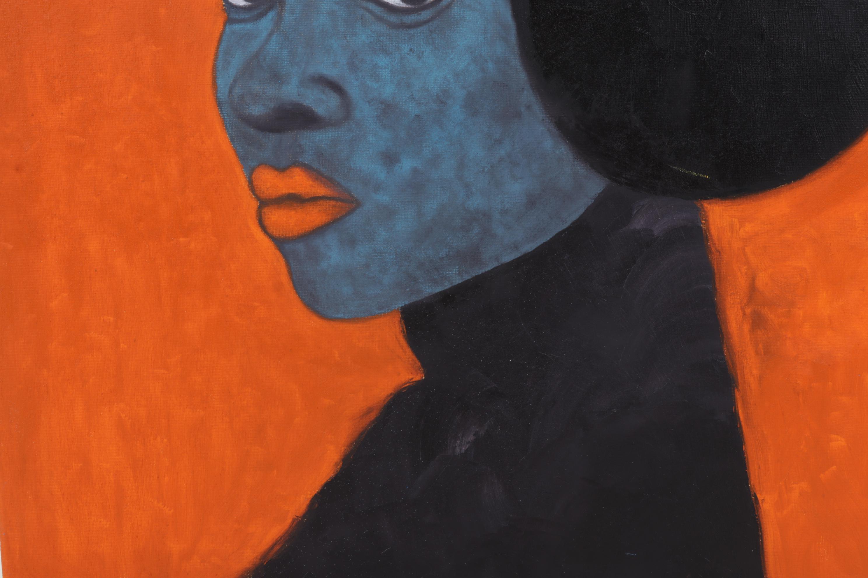 Oluwakemi Omowaire Portrait Oil Painting"Within Us..," 21st Century