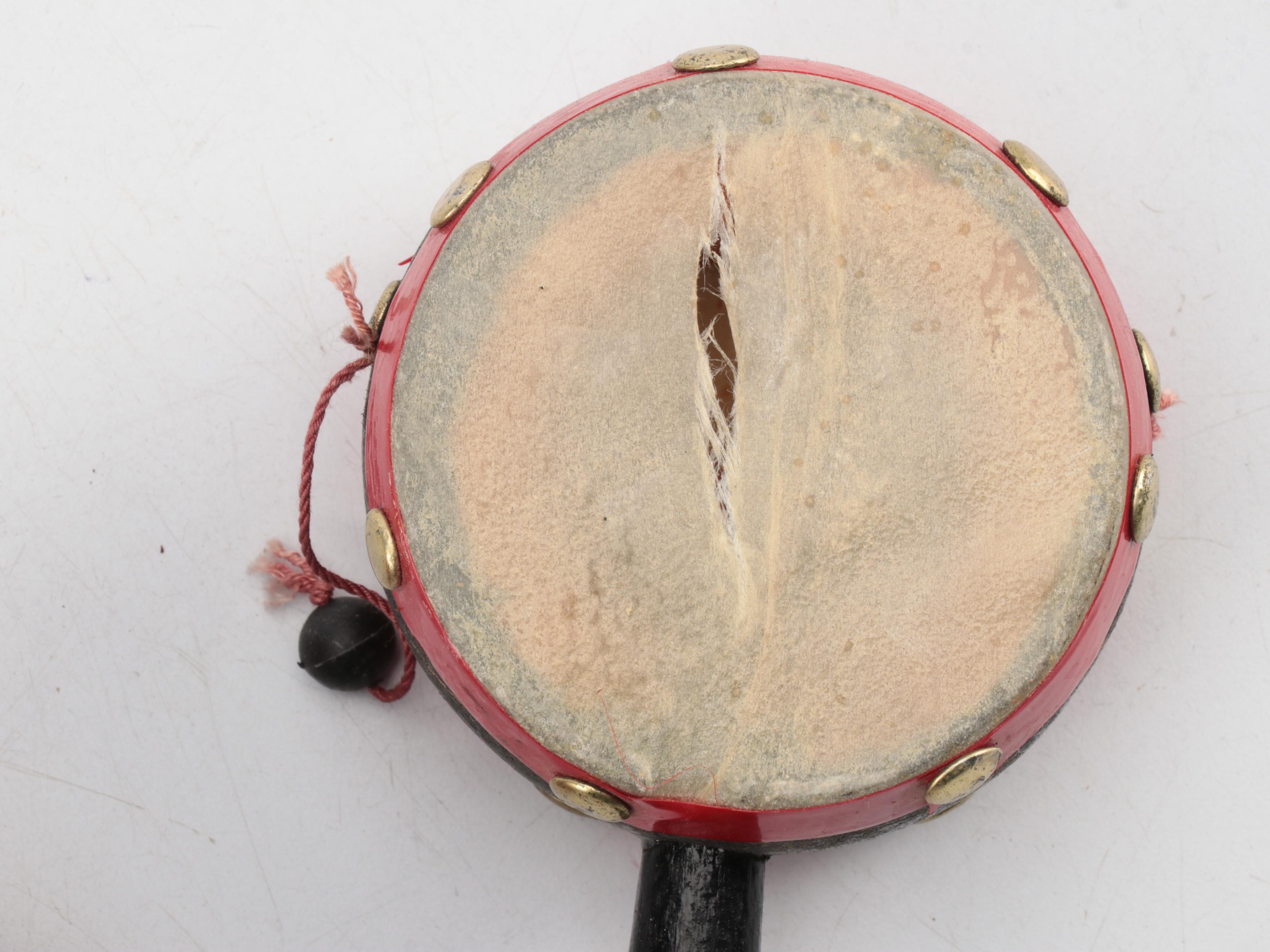 Moroccan Tbilat Drum, Persian Daf Drum and Tourist Maracas and Hand Drums