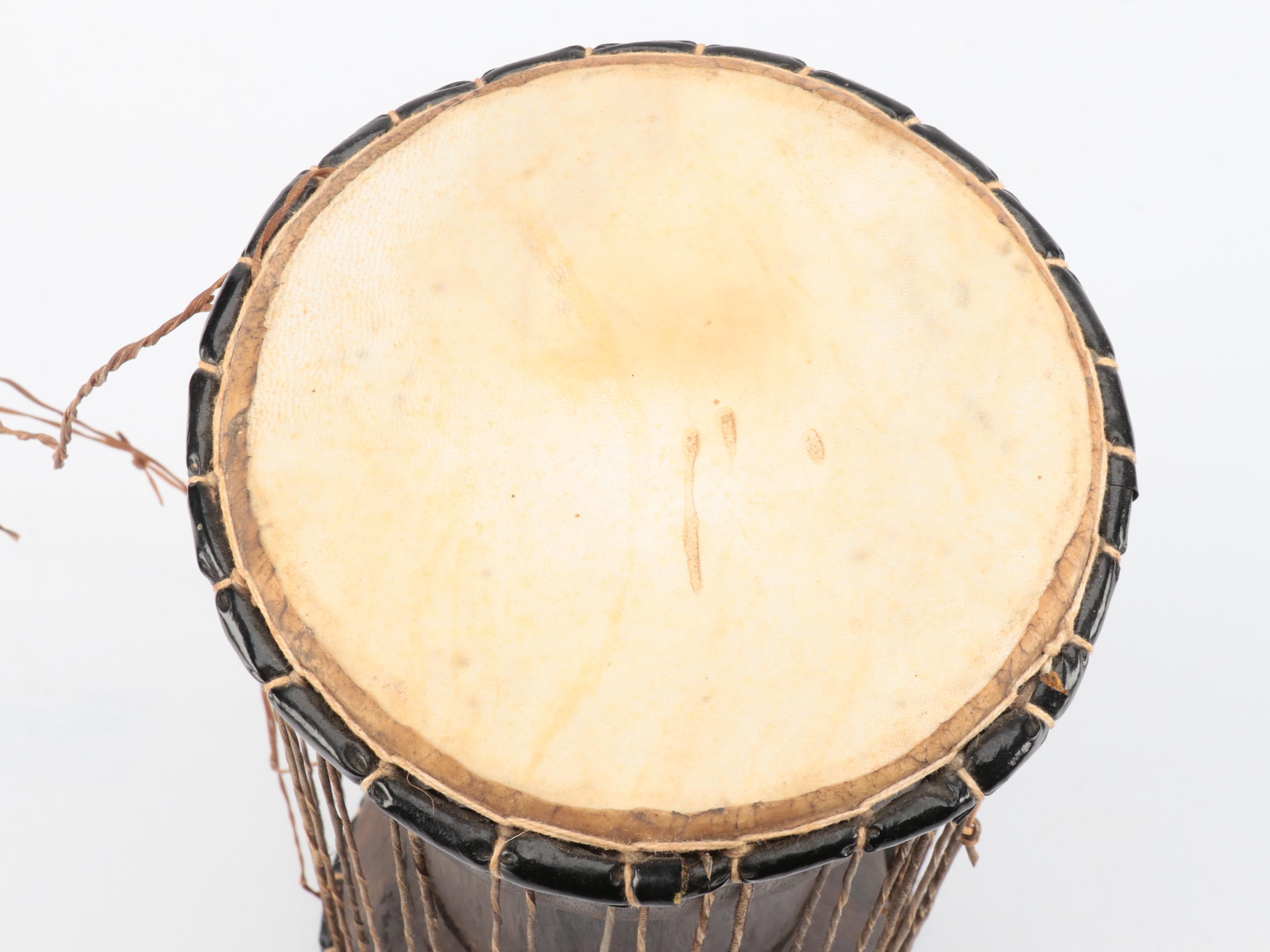 Moroccan Tbilat Drum, Persian Daf Drum and Tourist Maracas and Hand Drums