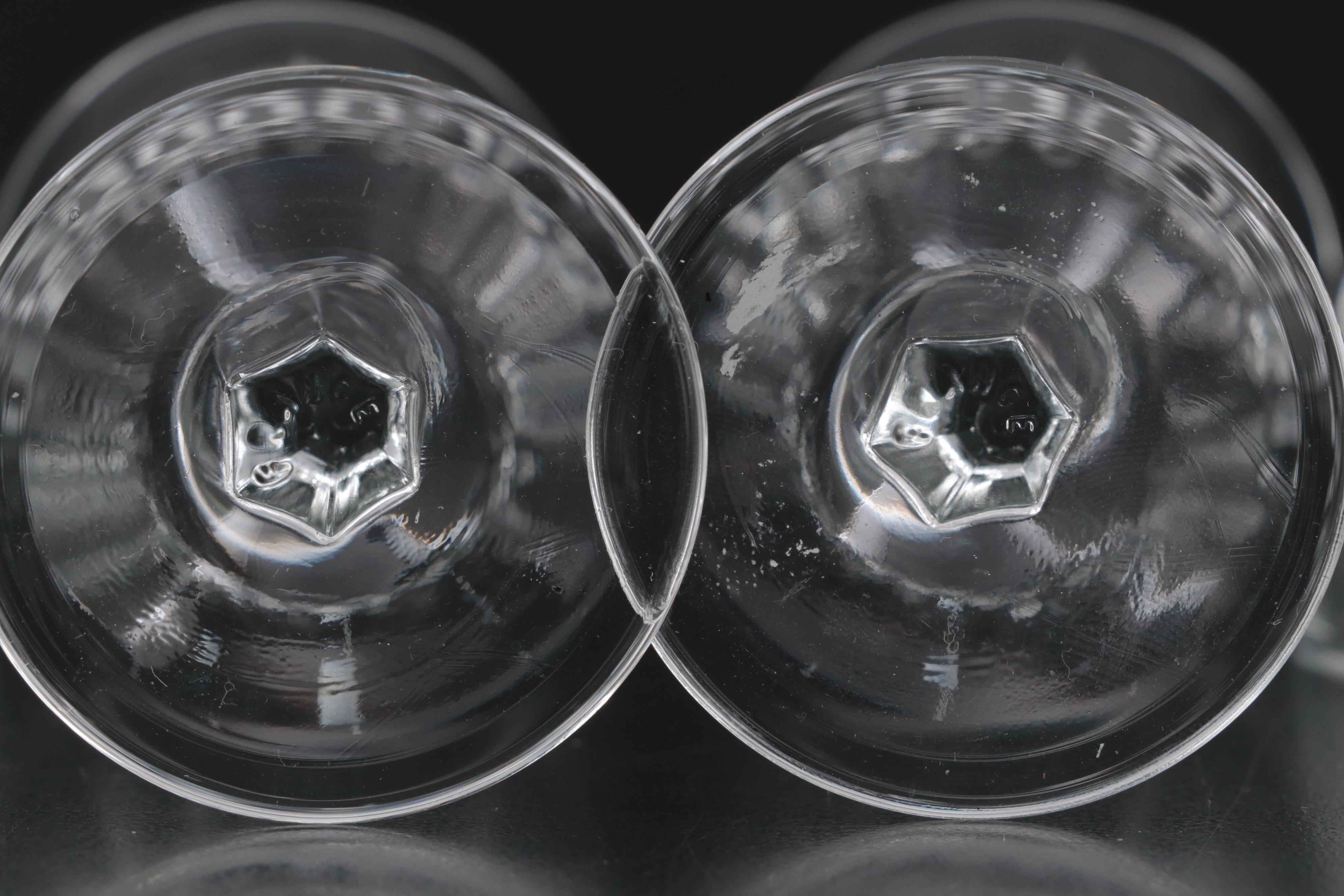 Riedel "O" Crystal Stemless Wine Glasses with French Cordials and Other Glasses