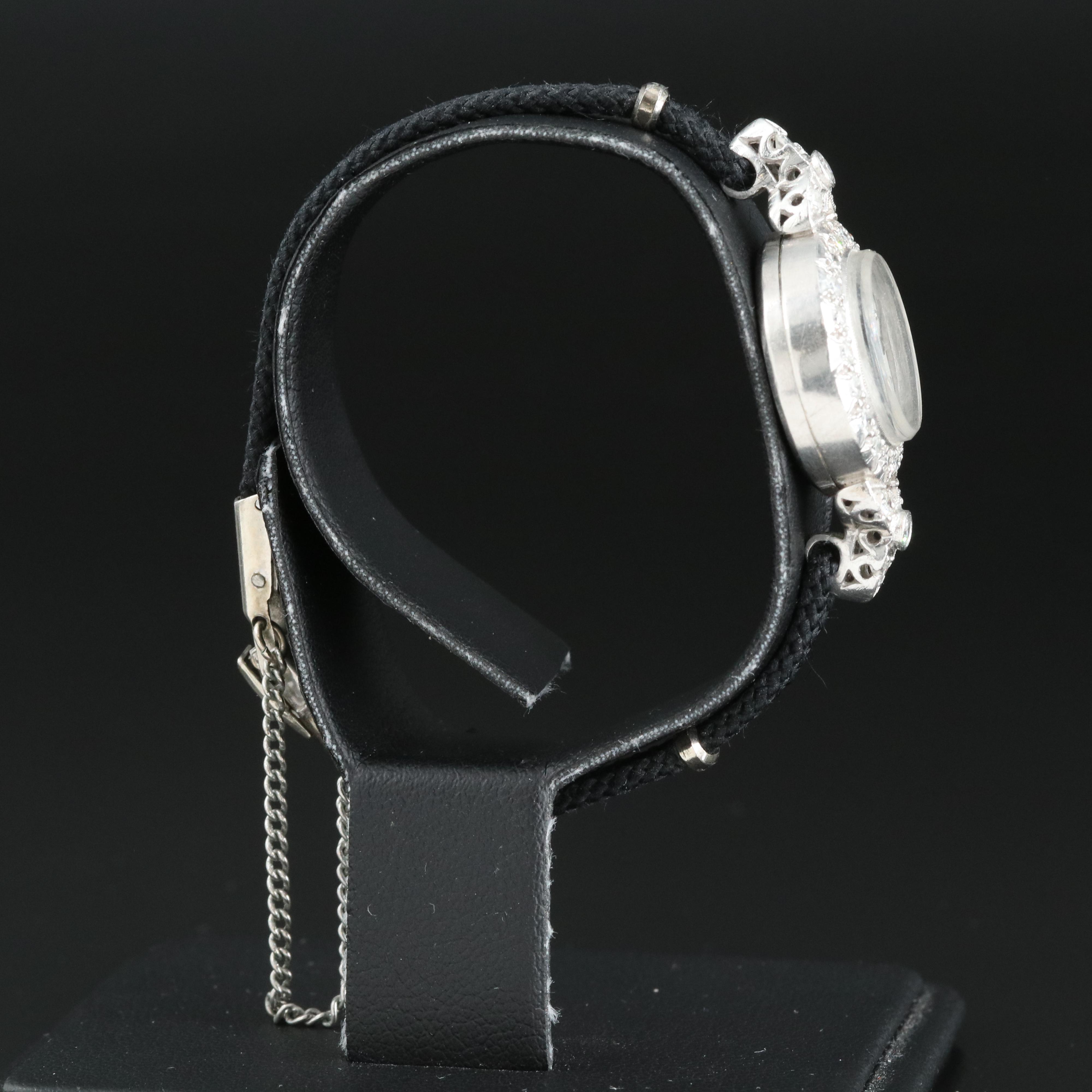 Lady Hamilton Platinum and Diamond Vintage Watch