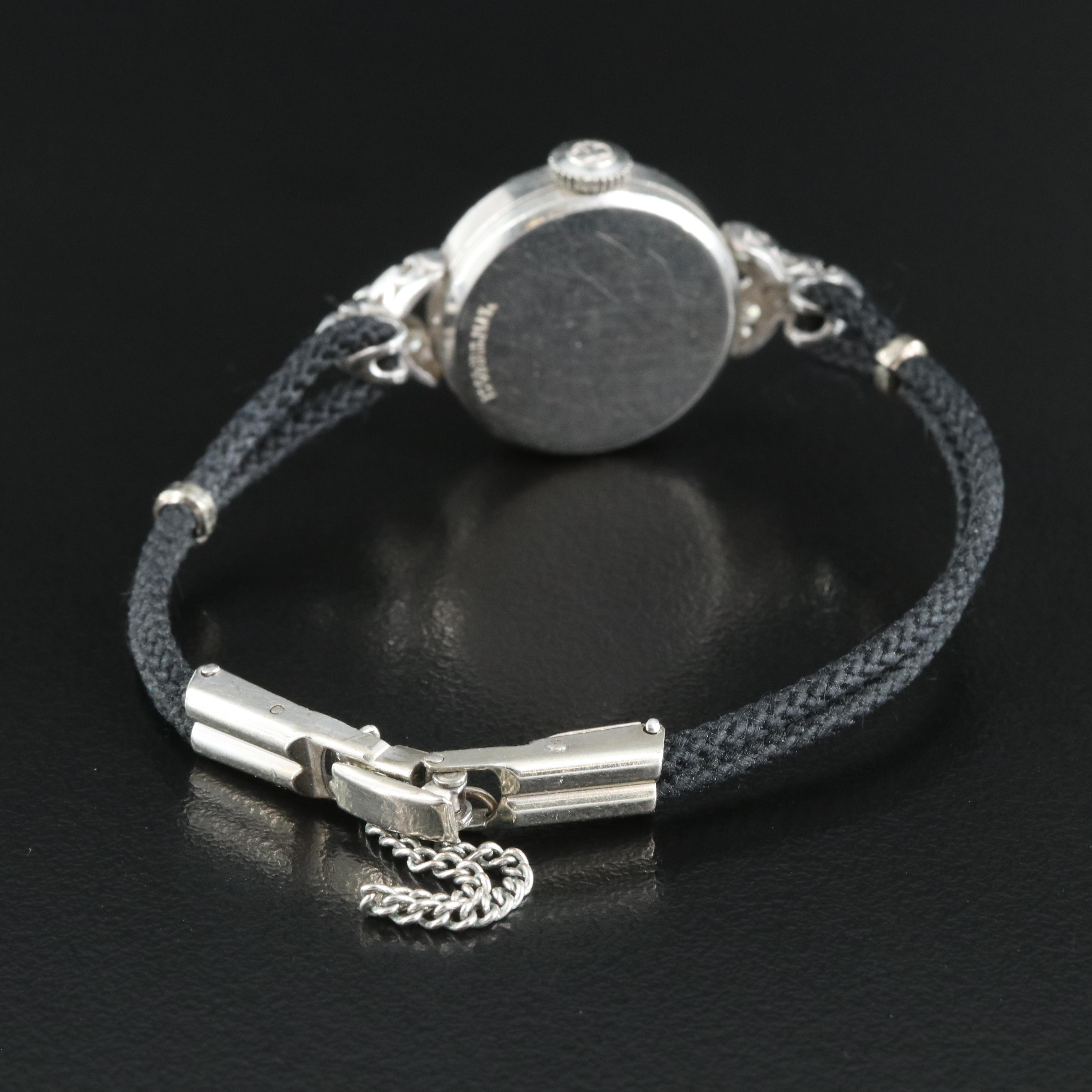 Lady Hamilton Platinum and Diamond Vintage Watch