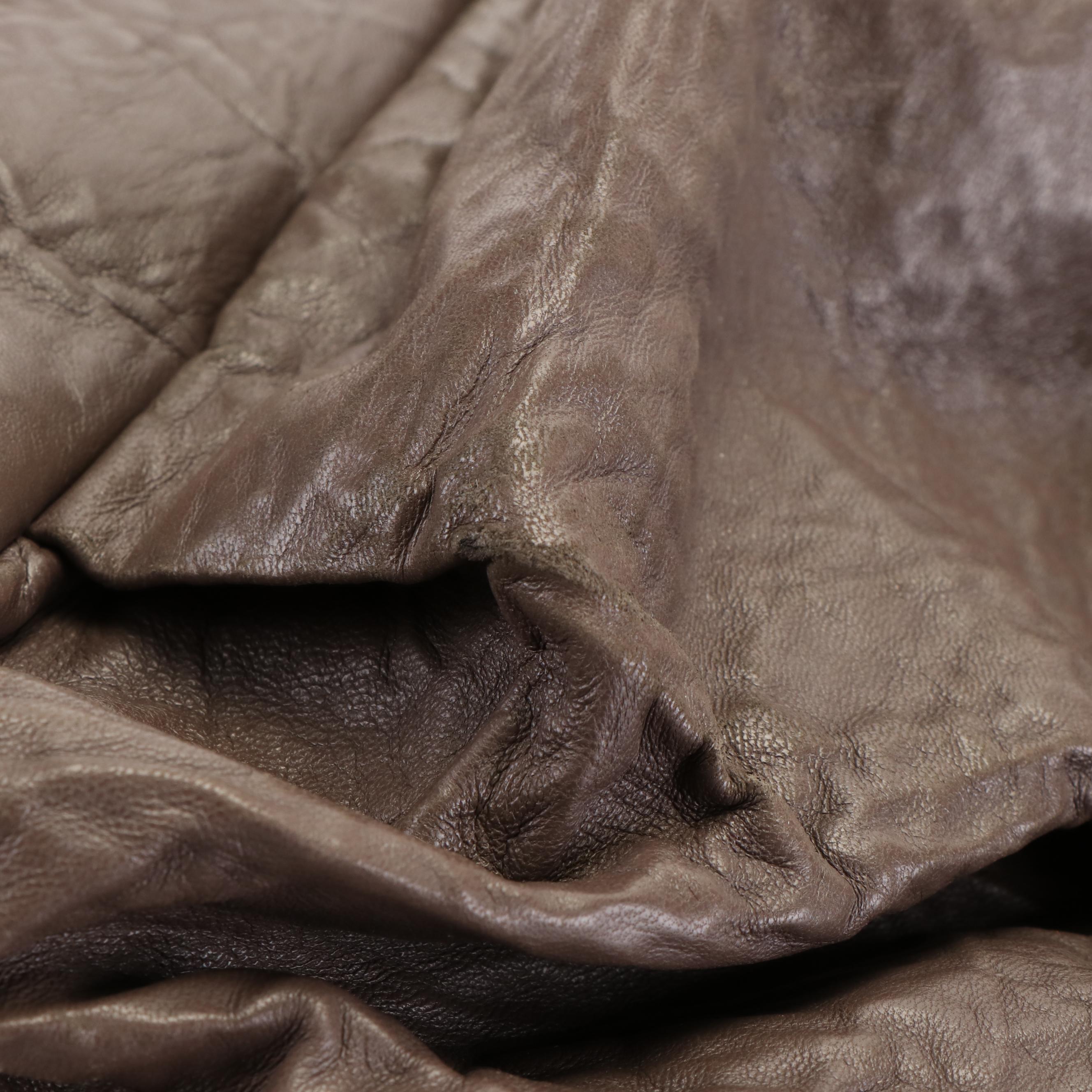 Prada Two-Way Tote Bag in Gathered Leather With Bow Detail