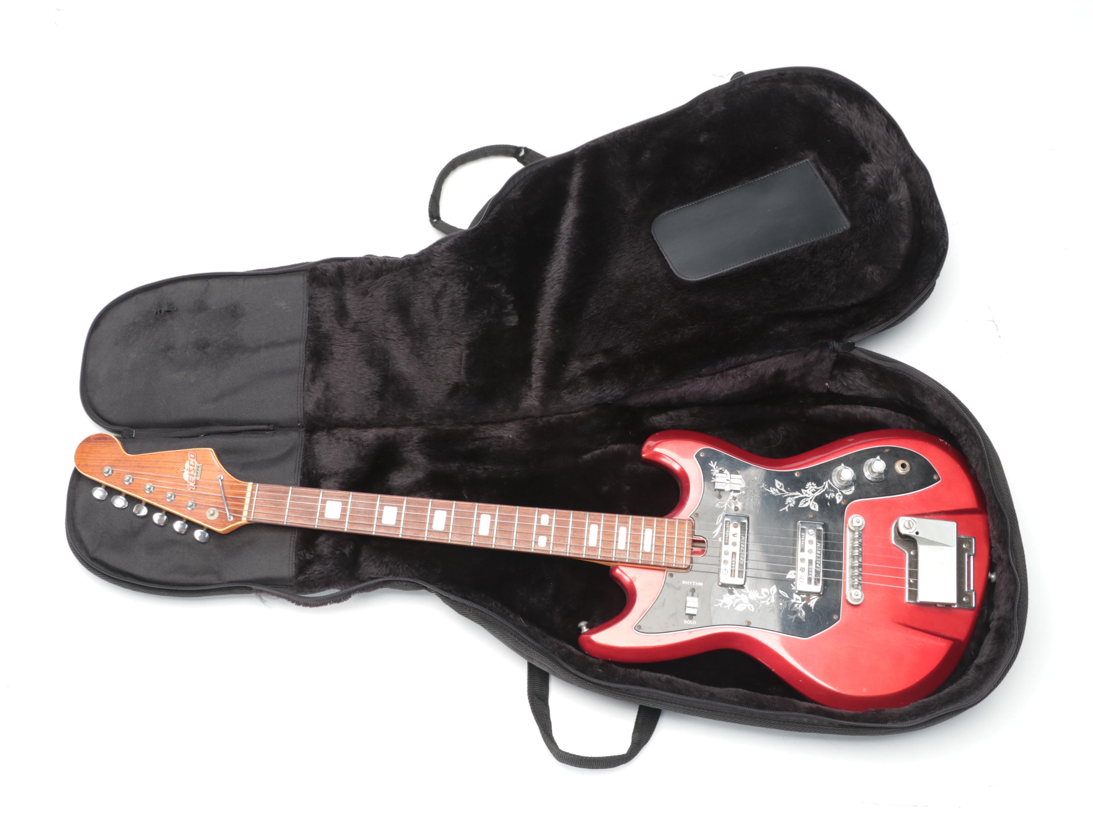 Teisco  Electric Guitar with Gig Bag
