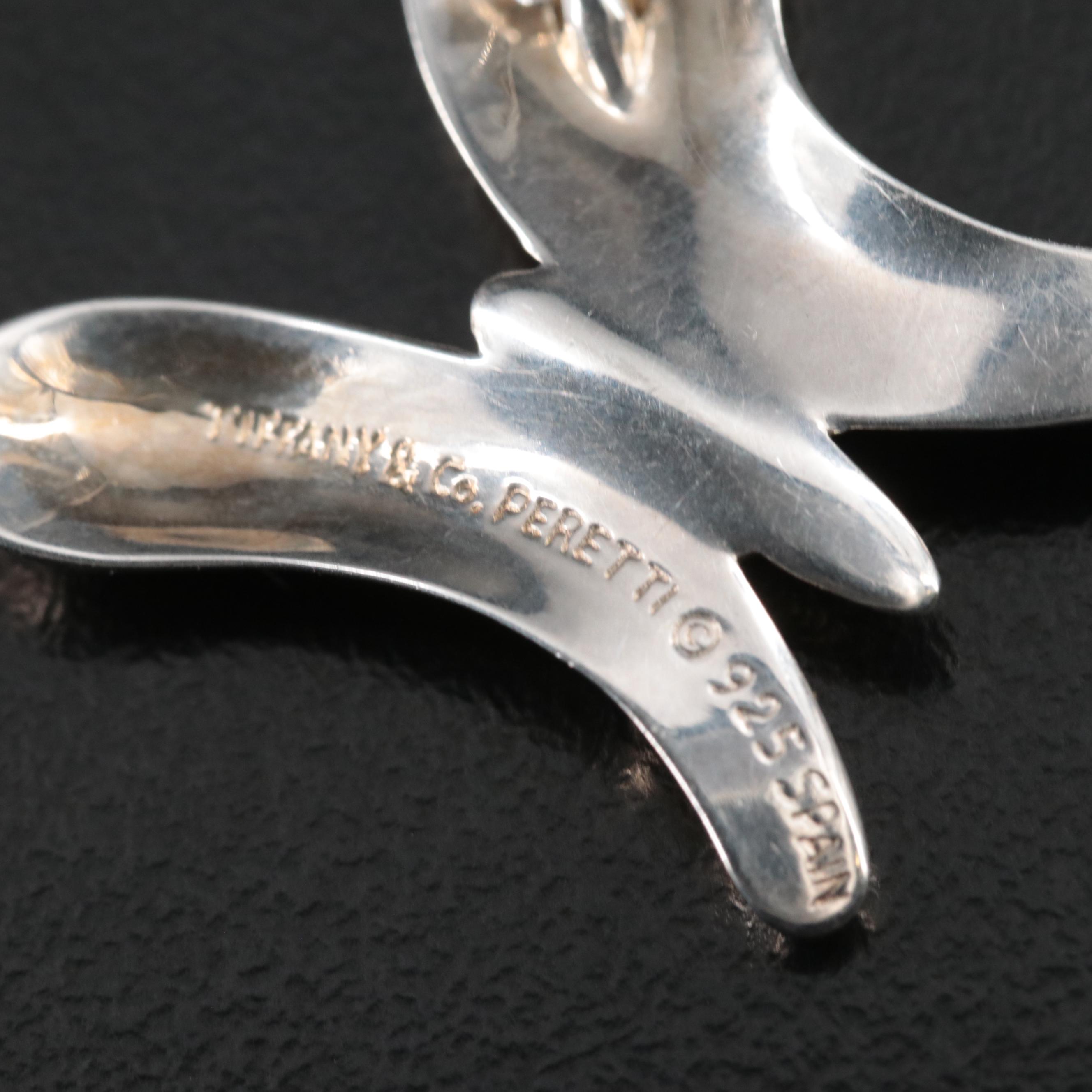 Elsa Peretti for Tiffany & Co. "Nature" Sterling Butterfly Necklace