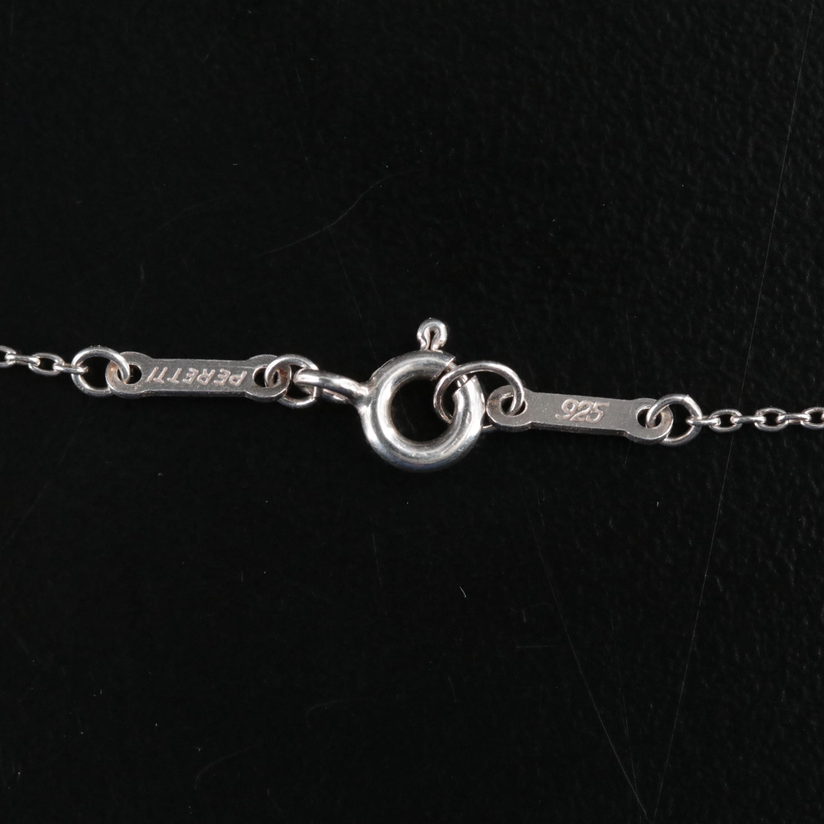 Elsa Peretti for Tiffany & Co. "Nature" Sterling Butterfly Necklace