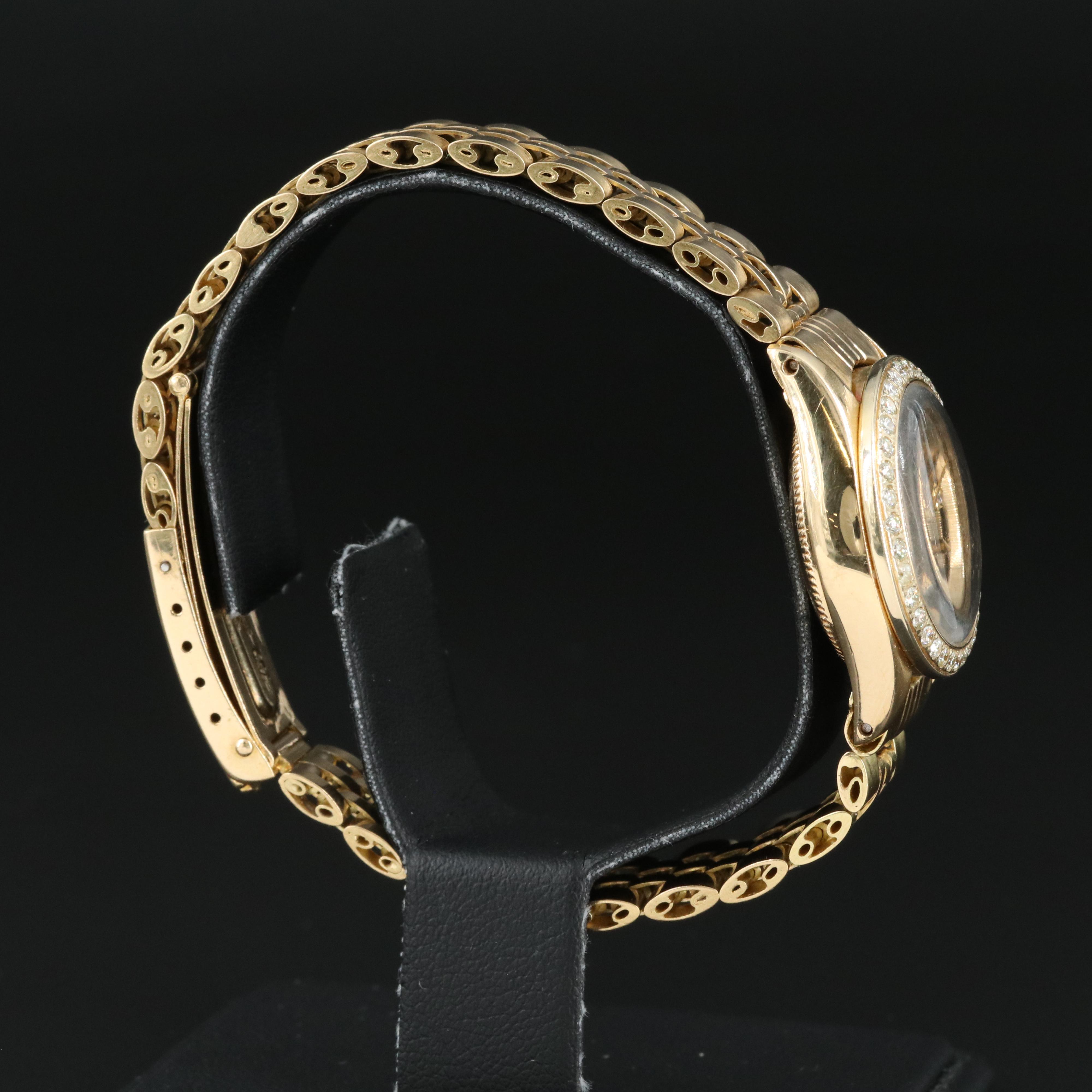 1963 Rolex Custom Diamond Dial and Bezel Watch