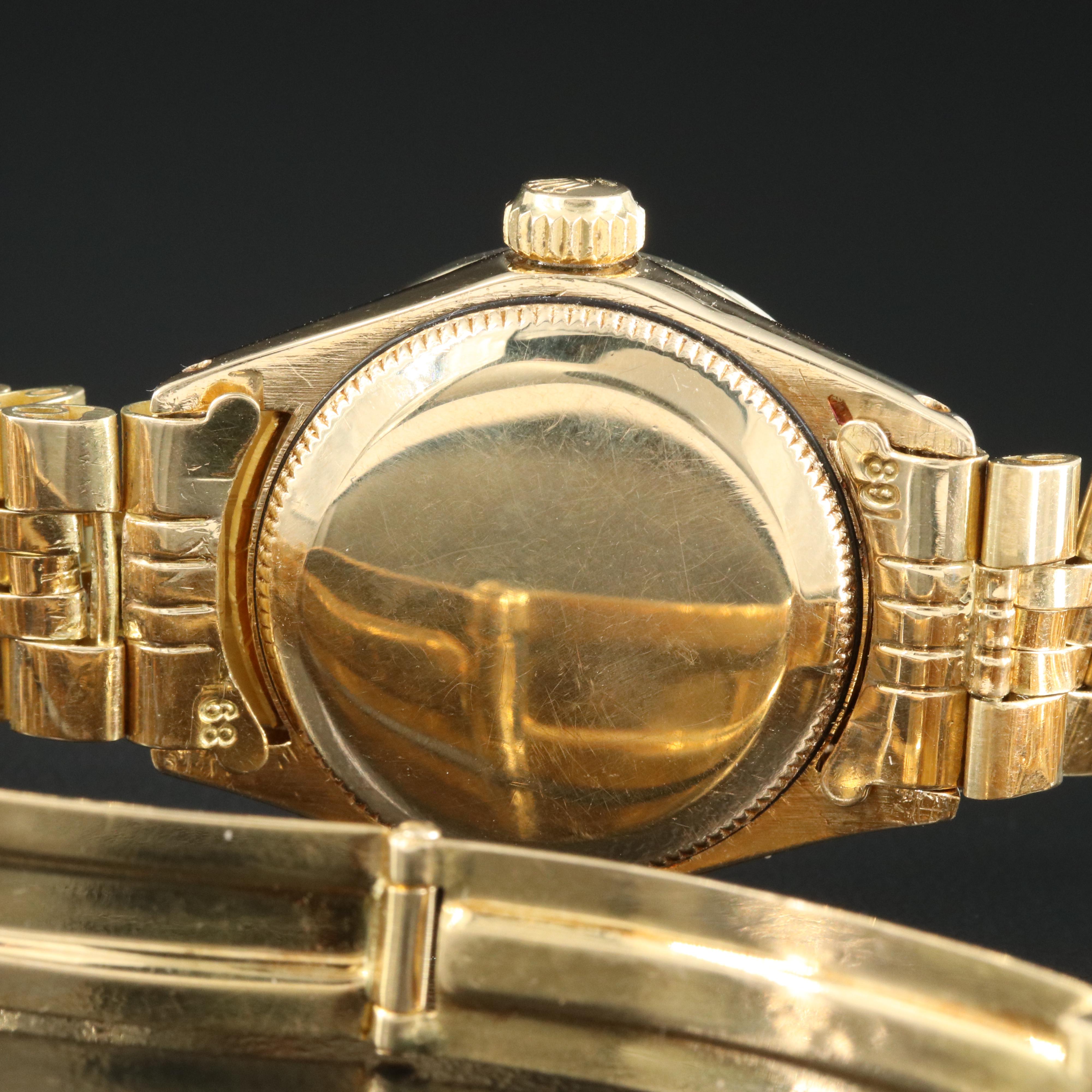 1963 Rolex Custom Diamond Dial and Bezel Watch