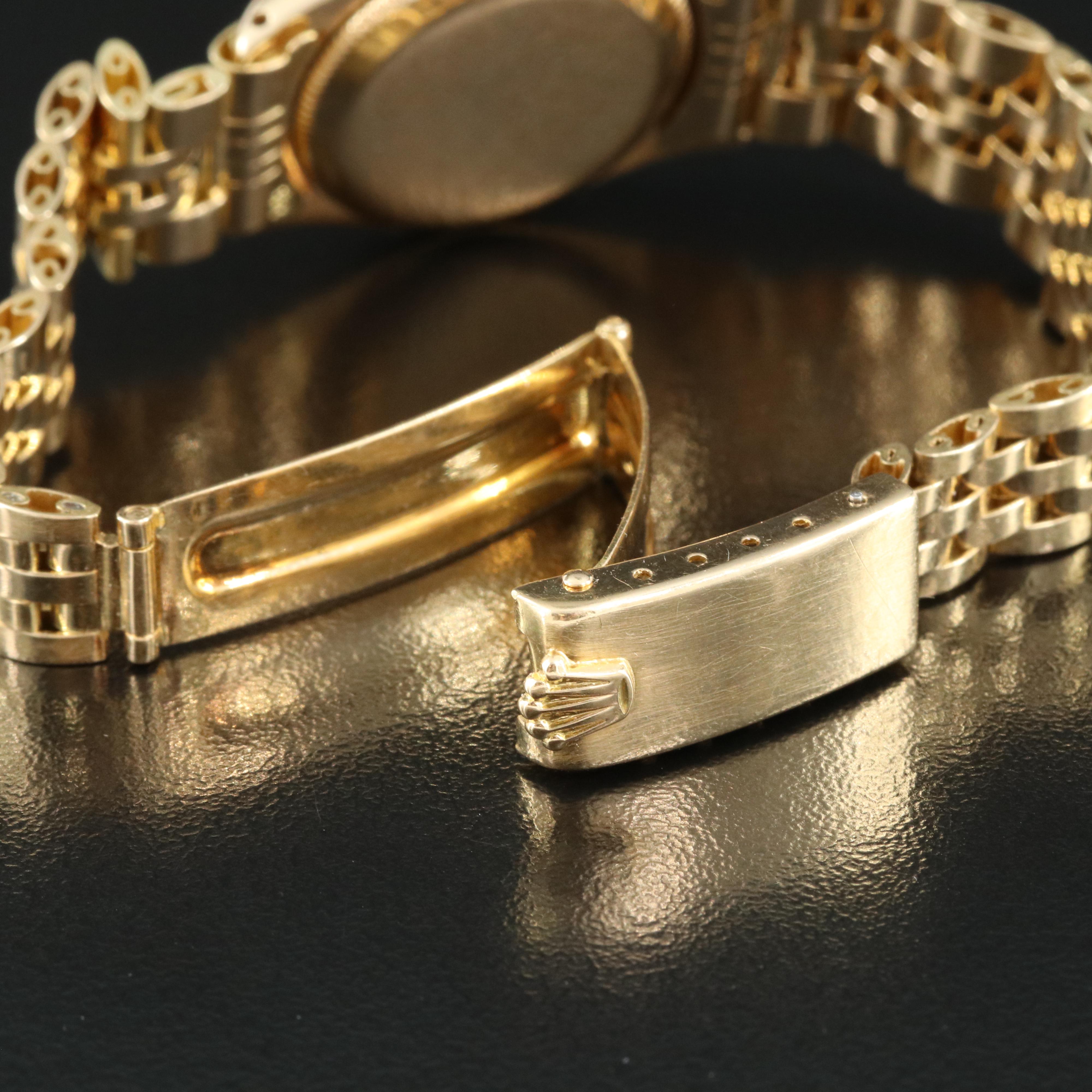 1963 Rolex Custom Diamond Dial and Bezel Watch