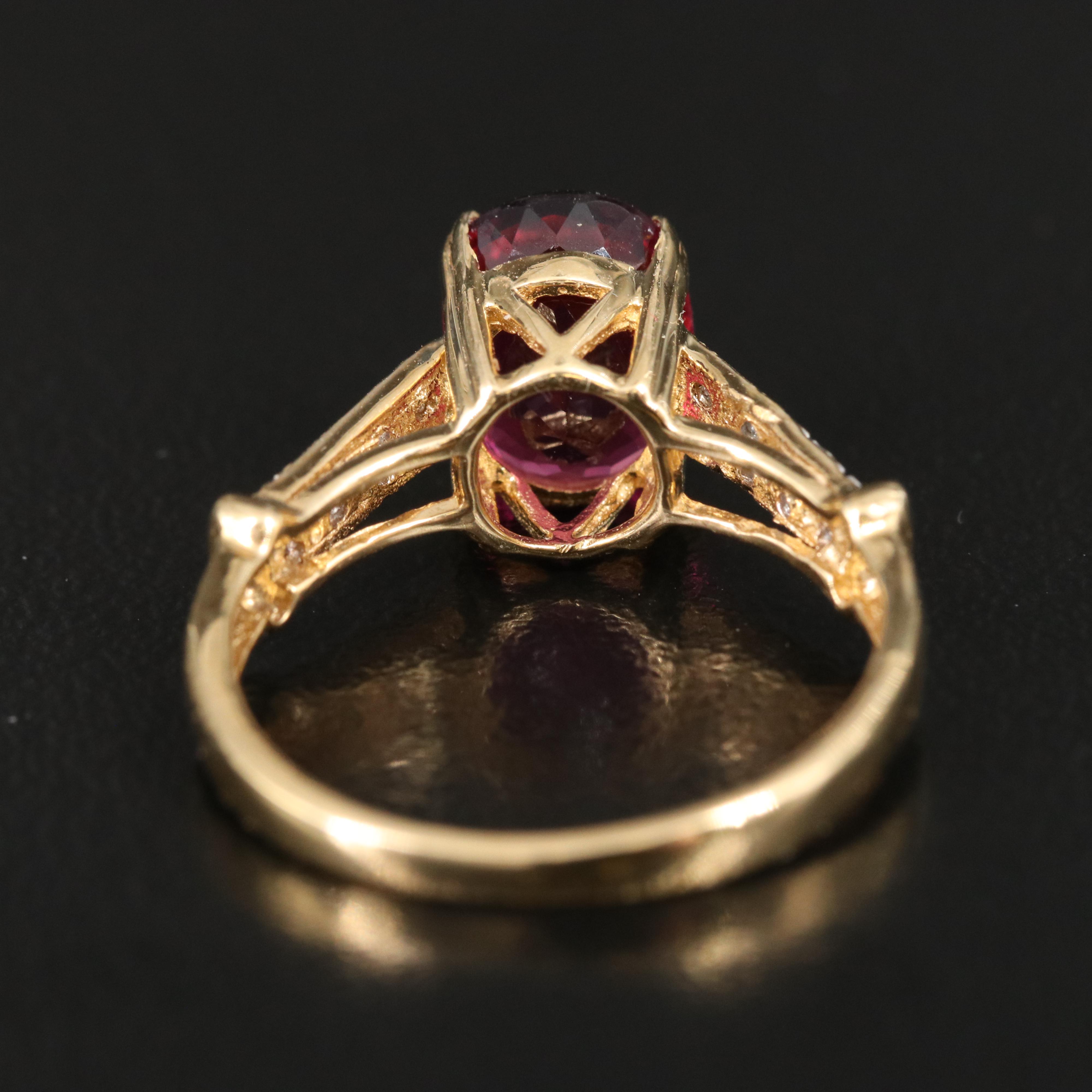Amayani 18K Tourmaline and Diamond Ring