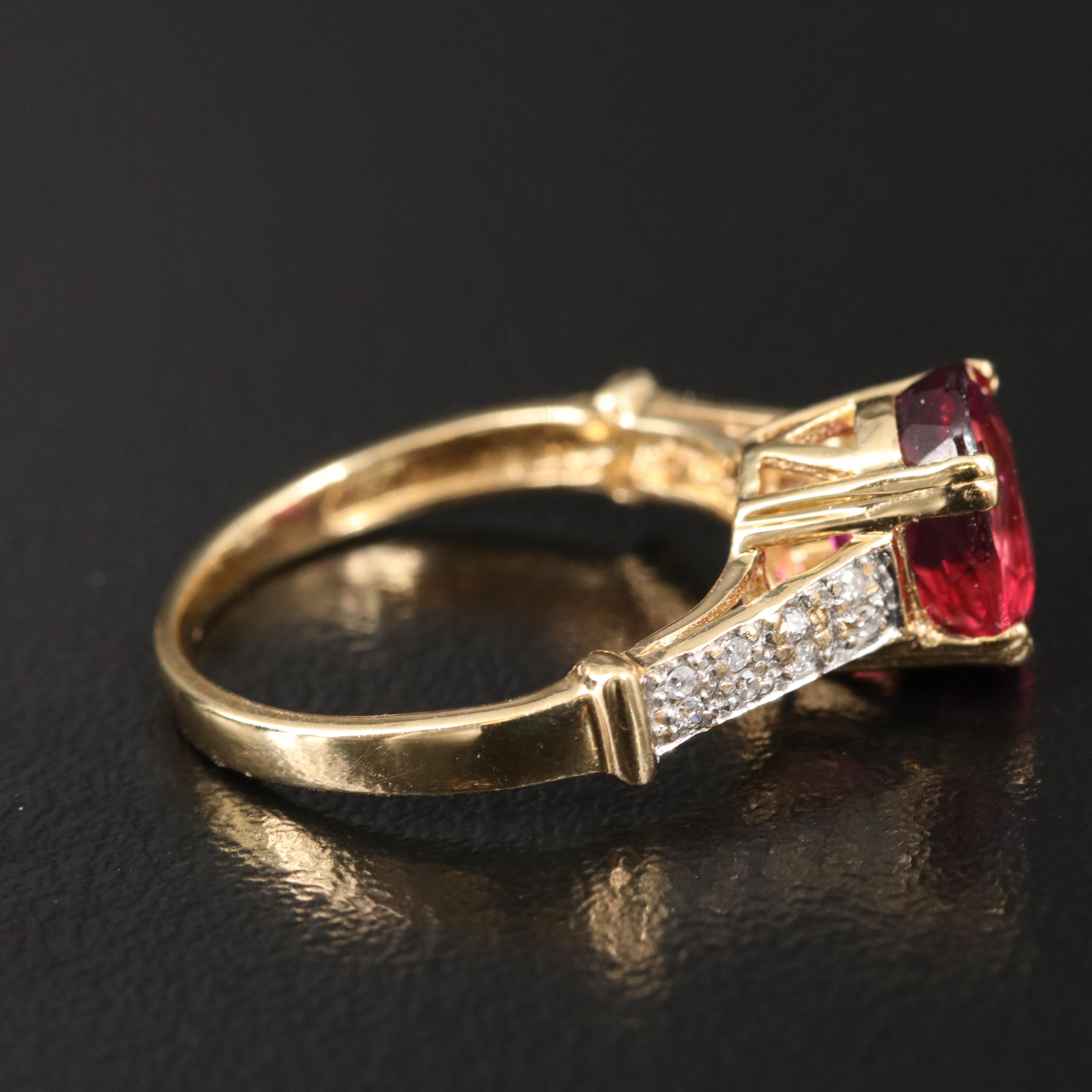 Amayani 18K Tourmaline and Diamond Ring