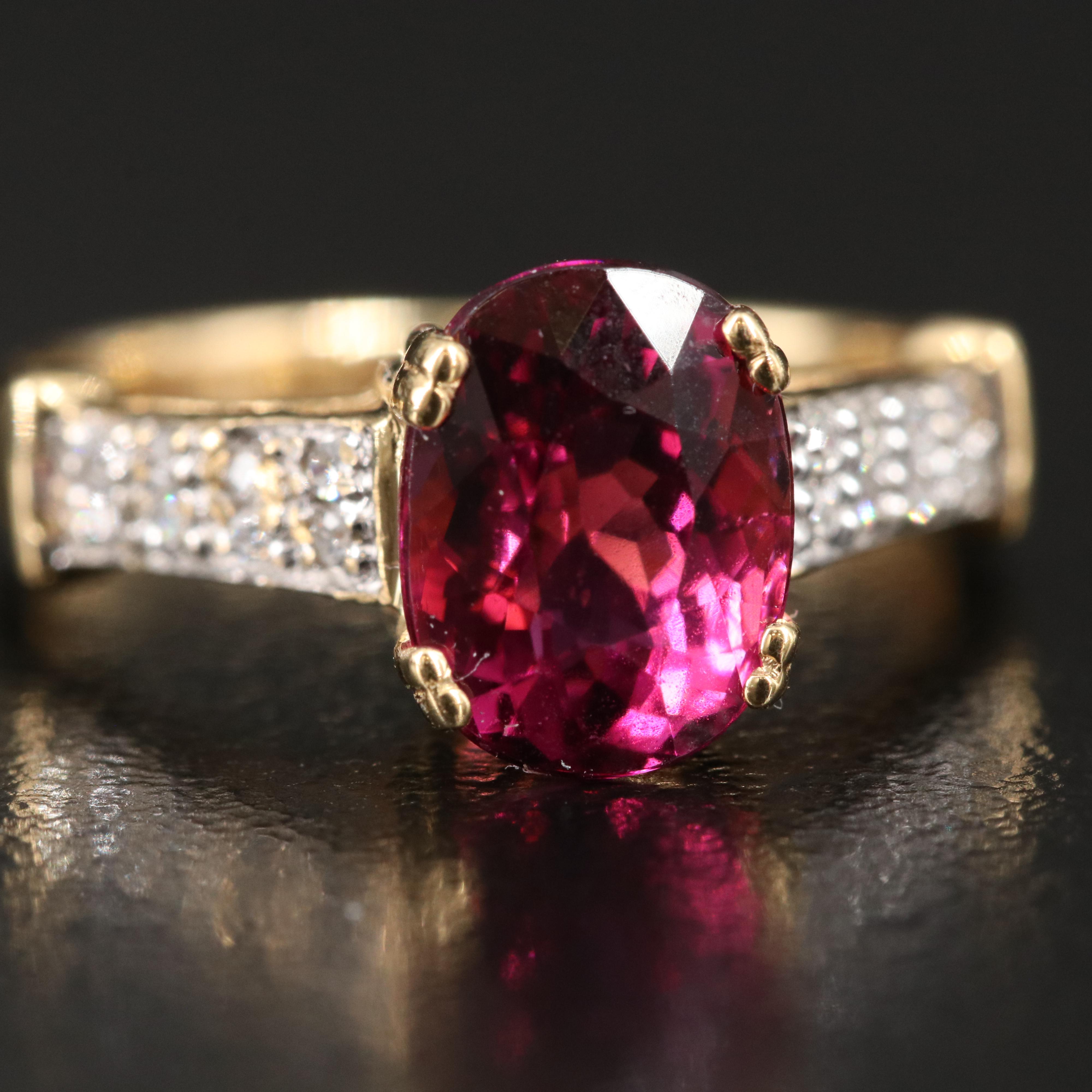 Amayani 18K Tourmaline and Diamond Ring