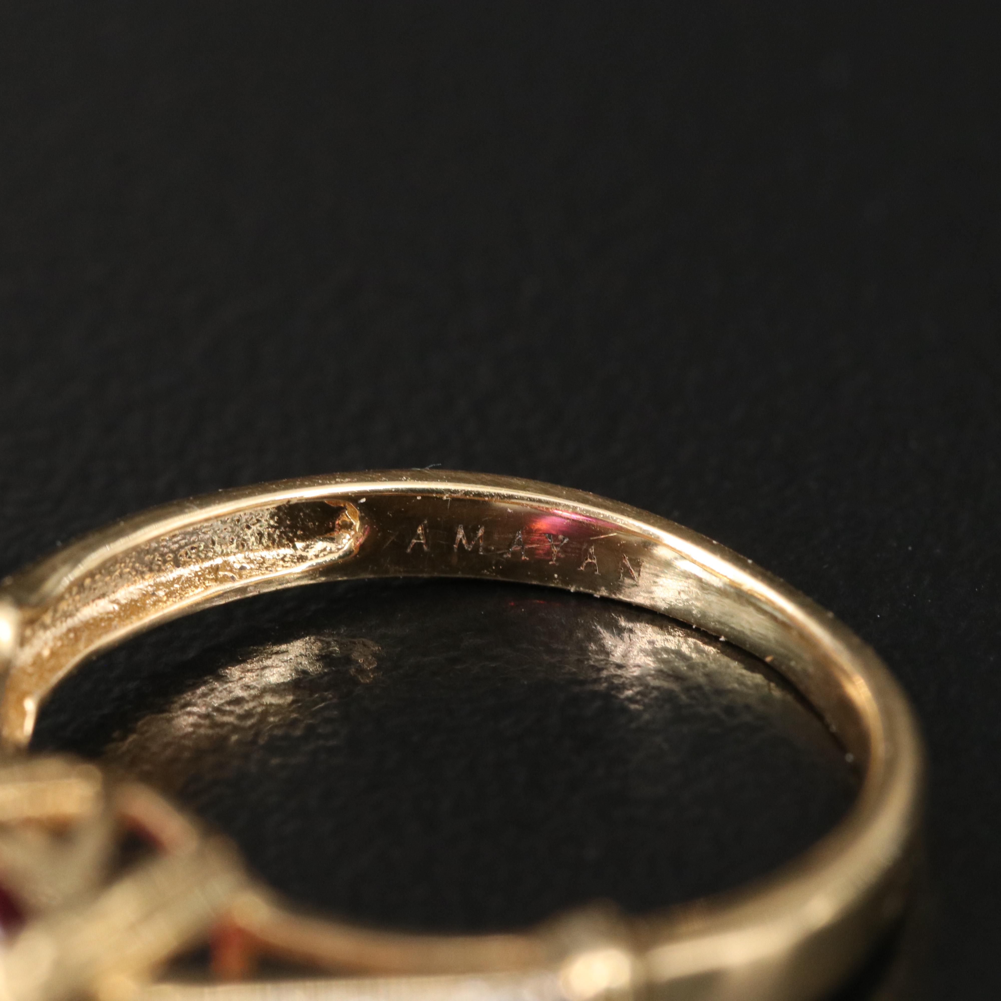 Amayani 18K Tourmaline and Diamond Ring