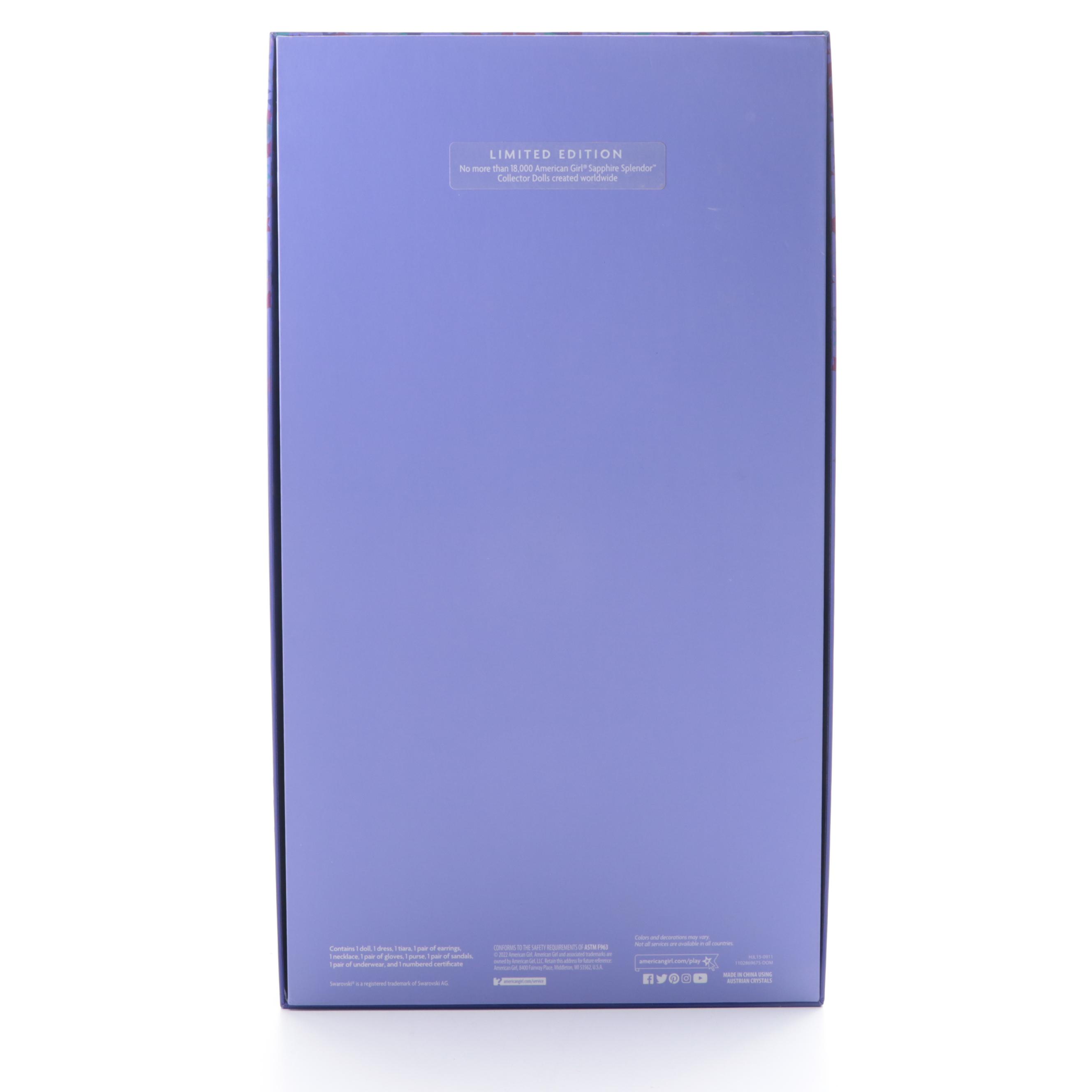 American Girl Limited Edition "Sapphire Splendor" Collector Doll