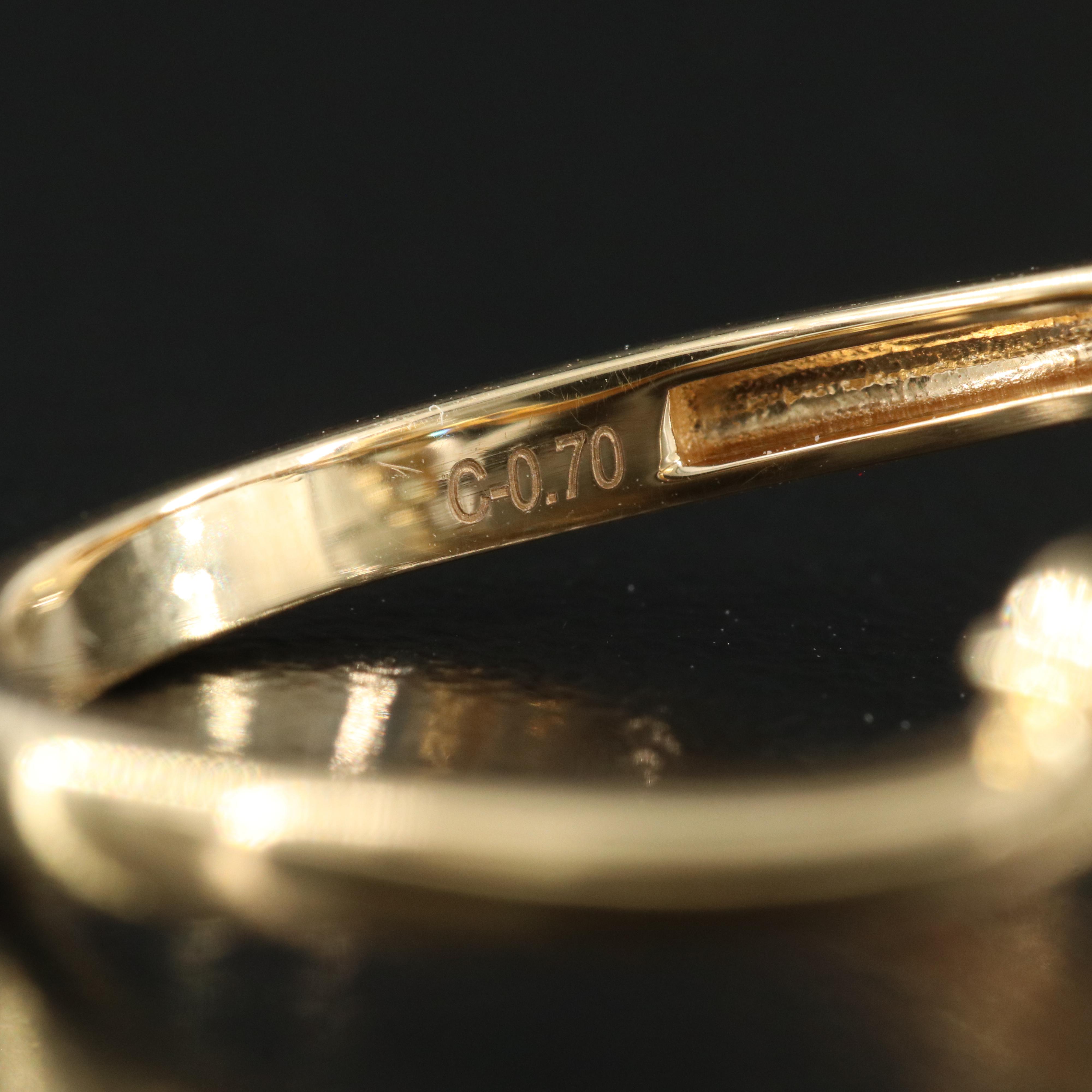 Chromia 18K Alexandrite Cross Ring