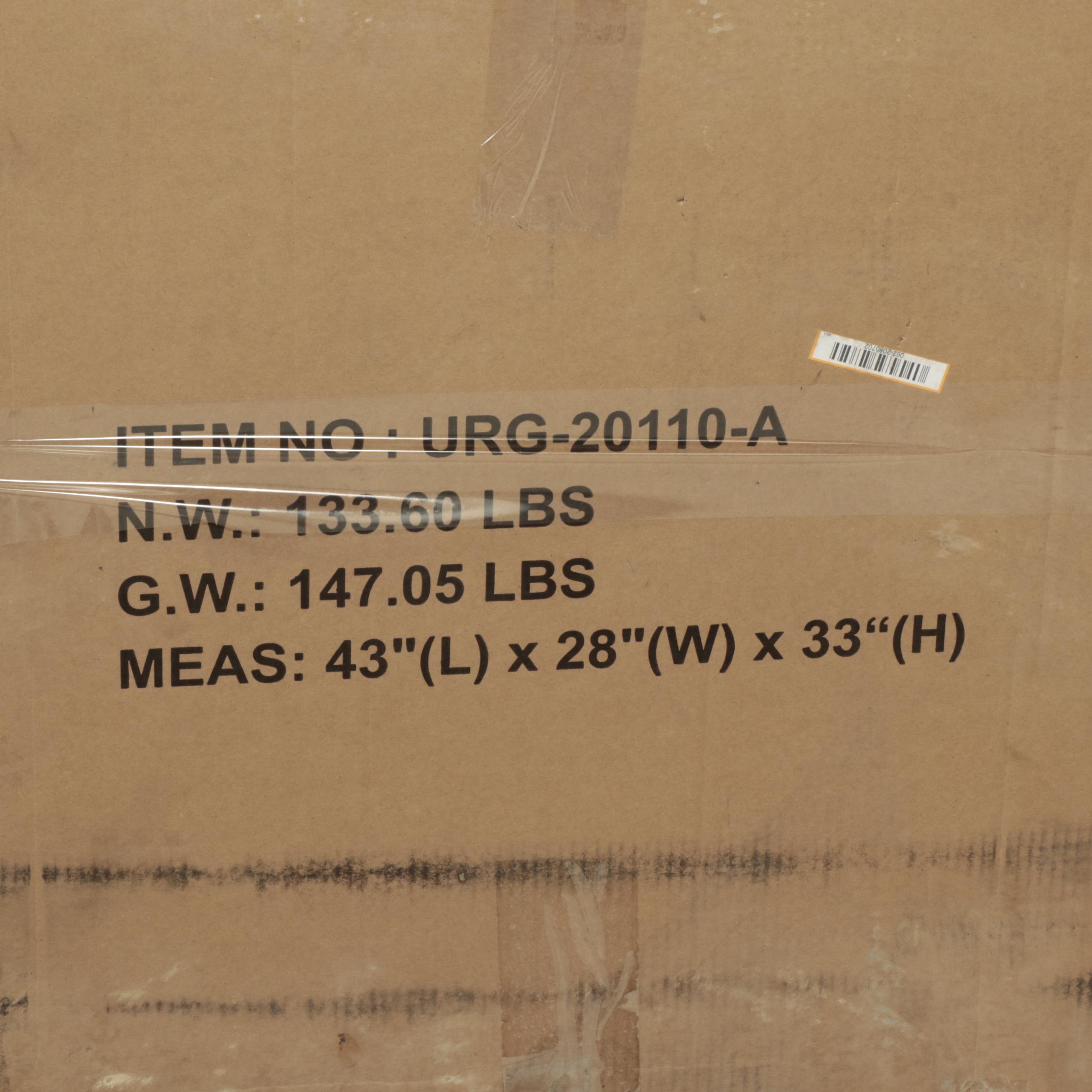 Gateleg Patio Table And Six Stowable Chairs