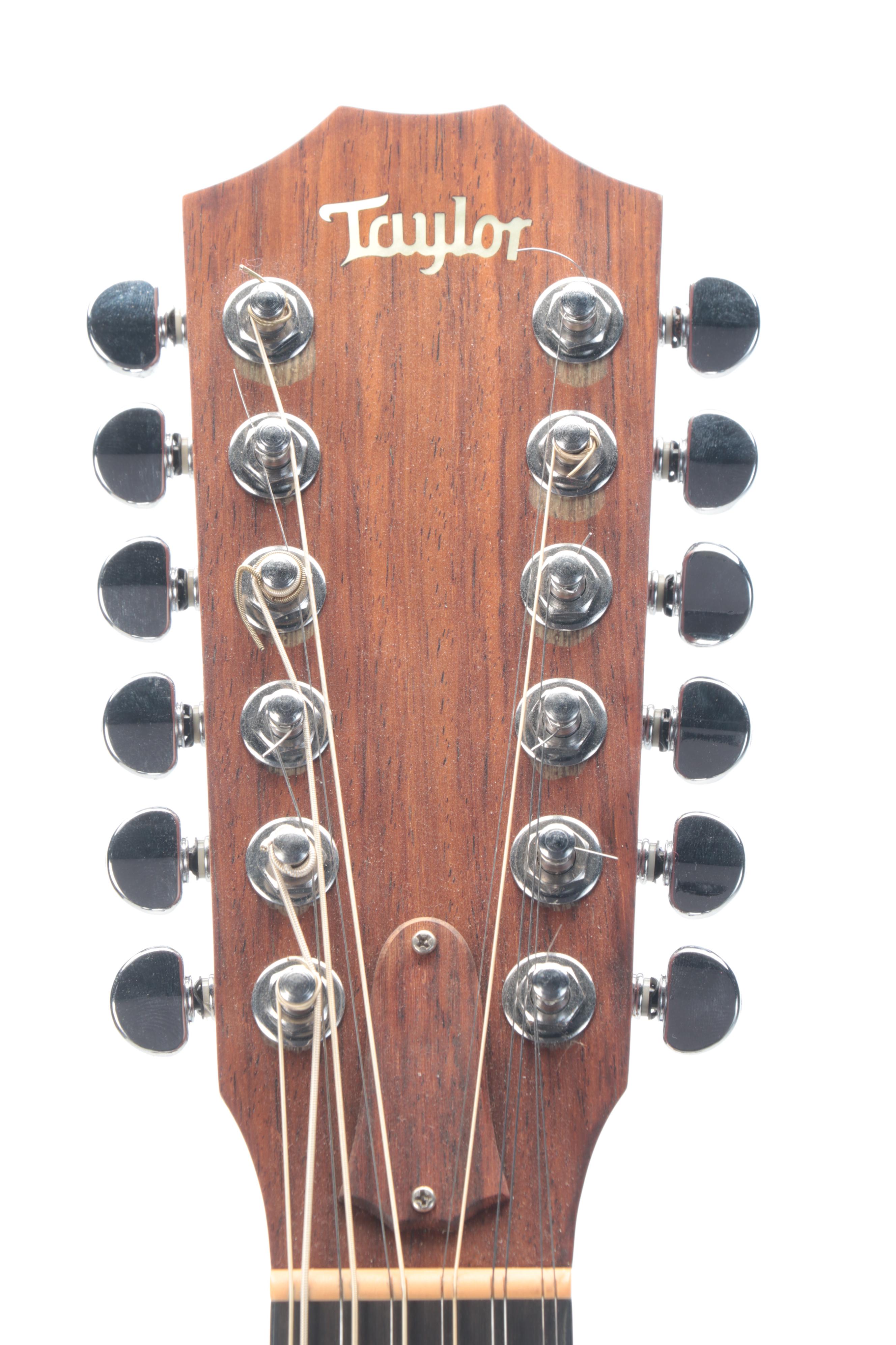 Taylor 12-String Acoustic Guitar with Hard Shell Case